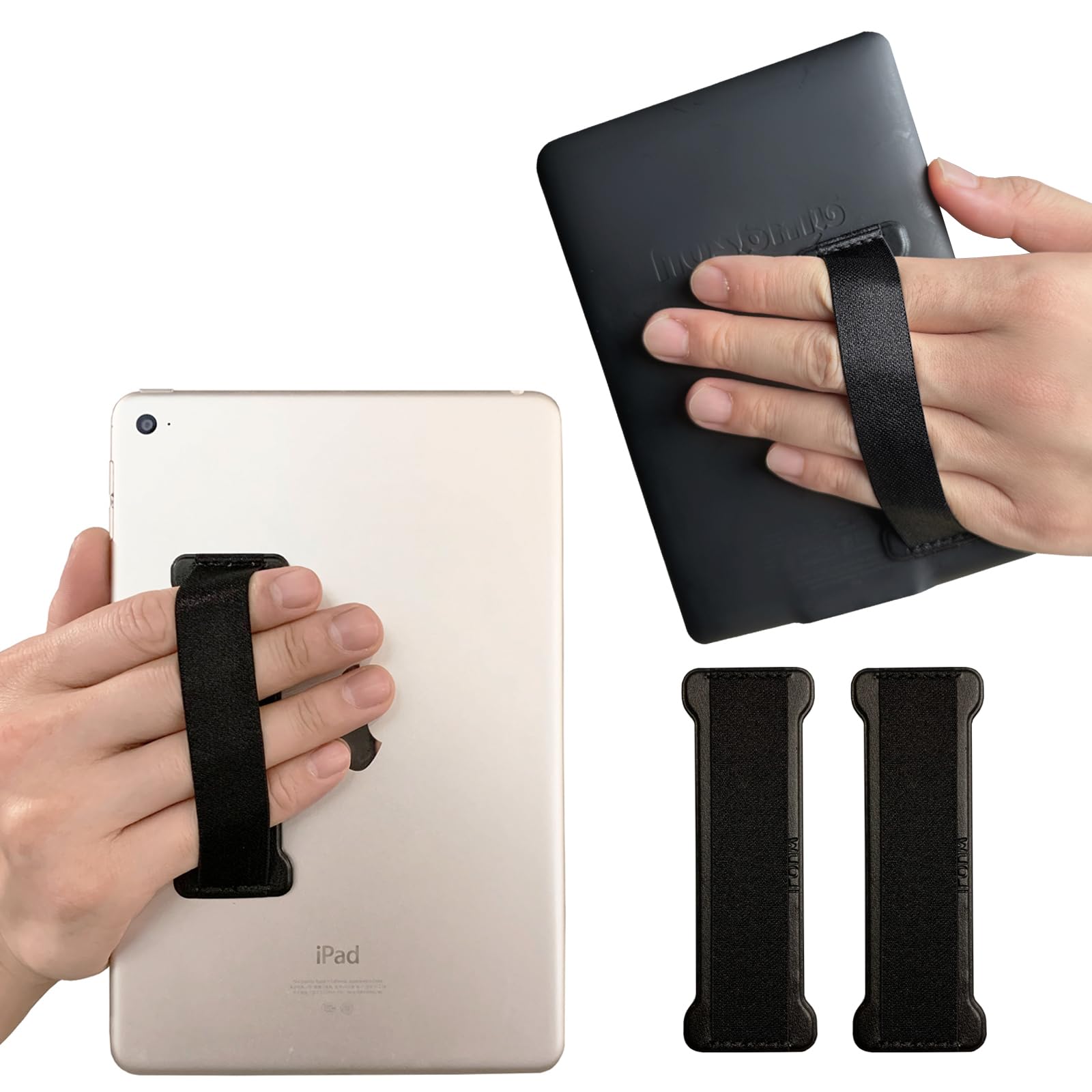 Wuoji Hand Strap Holder Finger Grip For Tablets   Ipad Hand Holder Strap, Tablet Hand Holder Strap, Ipad Tablet Kindle Handle Gr