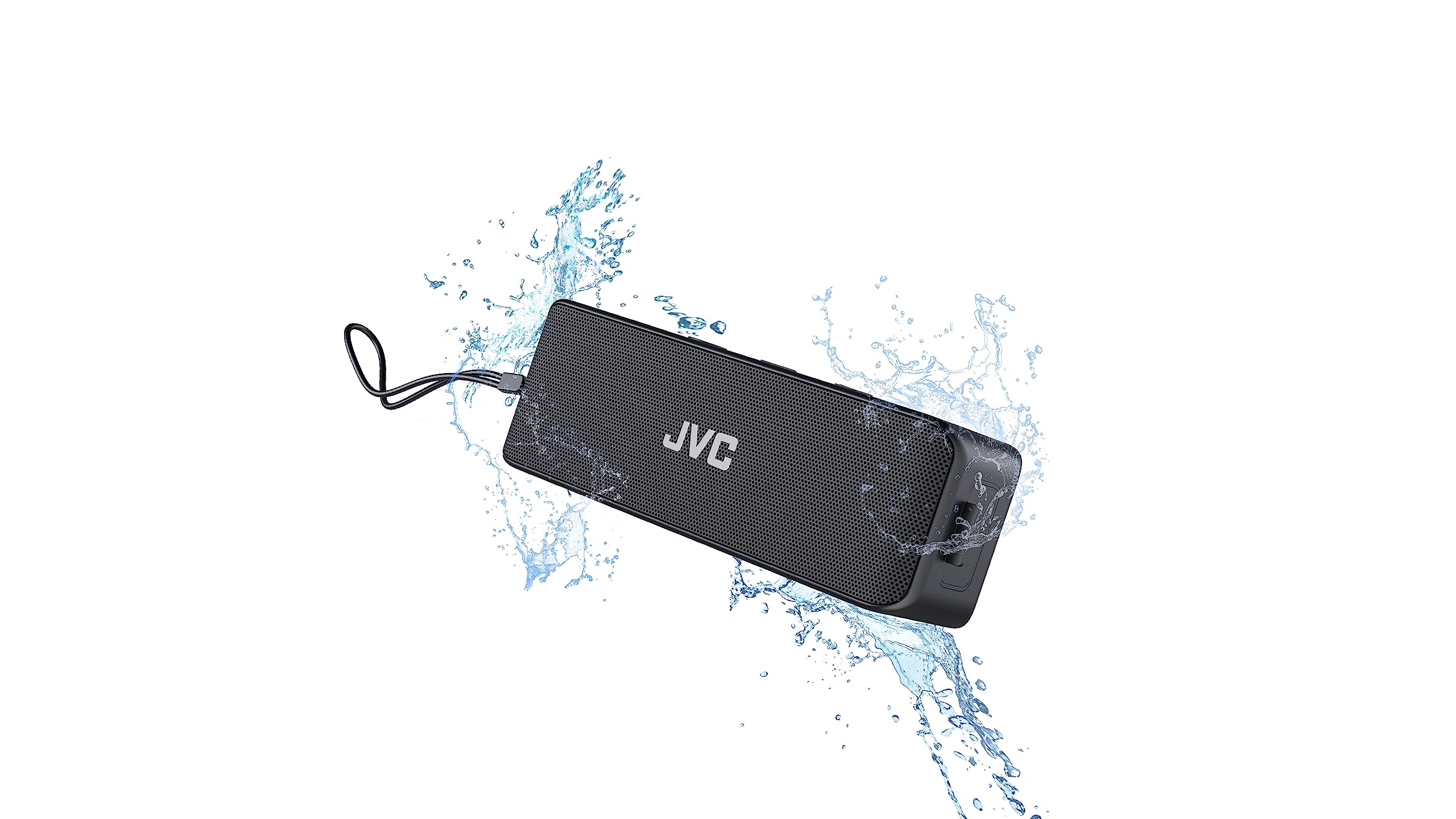Jvc Portable Wireless Speaker With Stereo Sound, Bluetooth 5.0, Tws Stereo Function, Waterproof Ipx7, Up To 22 Hour Battery Life