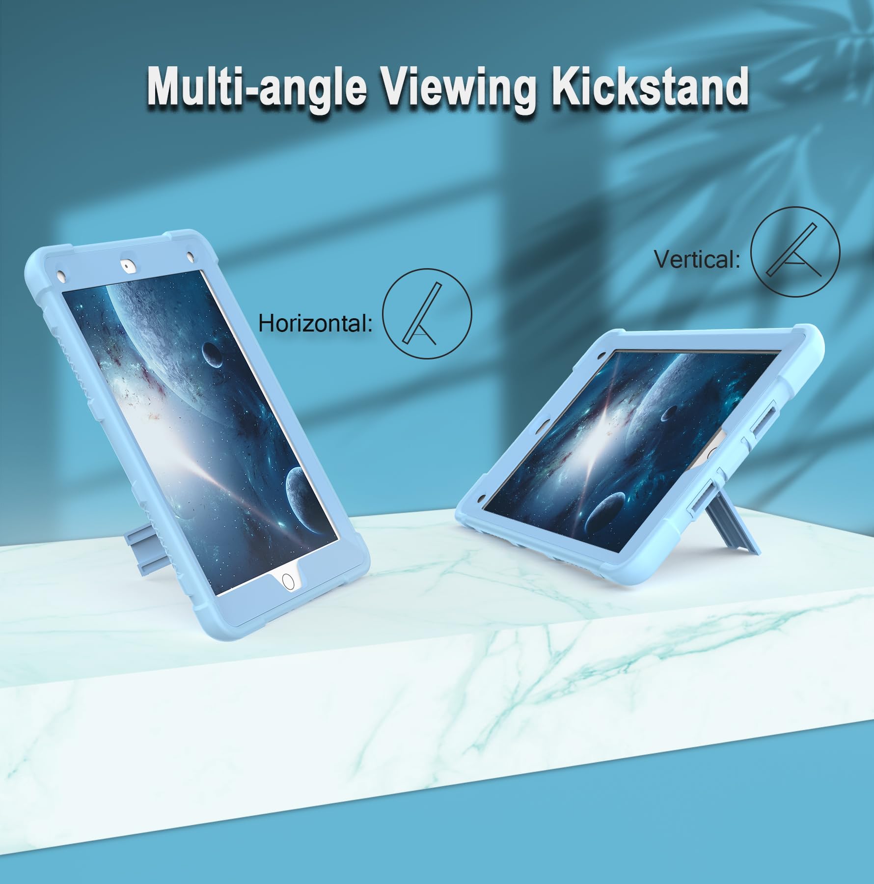 Rantice Ipad 6Th Generation Cases, Ipad 5Th Generation Case, Ipad Air 2 Case, Shockproof Rugged Drop Protection Cover Built With