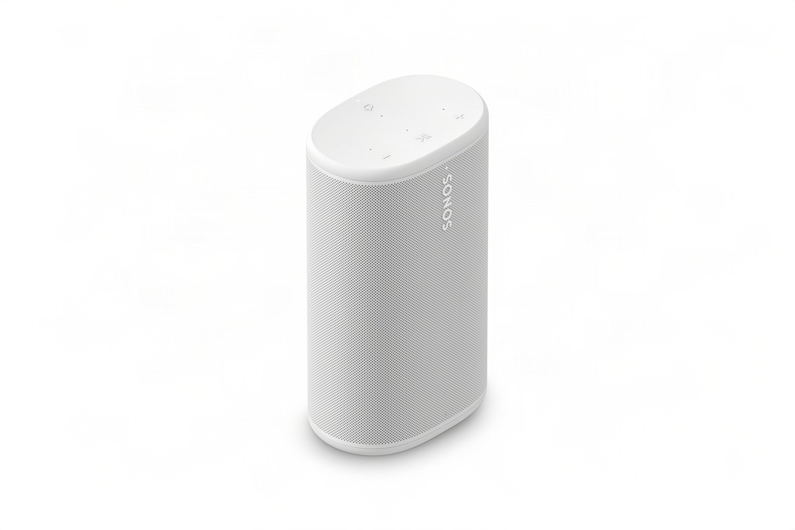 Sonos Play - Portable Bluetooth Speaker with WiFi, Alexa, 24-Hour Battery Life, Charging Base - White