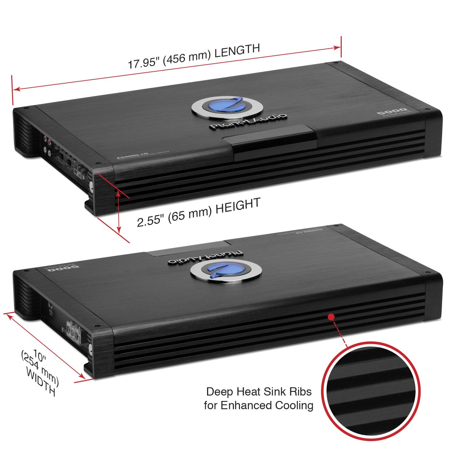 Planet Class D Monoblock Amplifer 5000W Anarchy Series