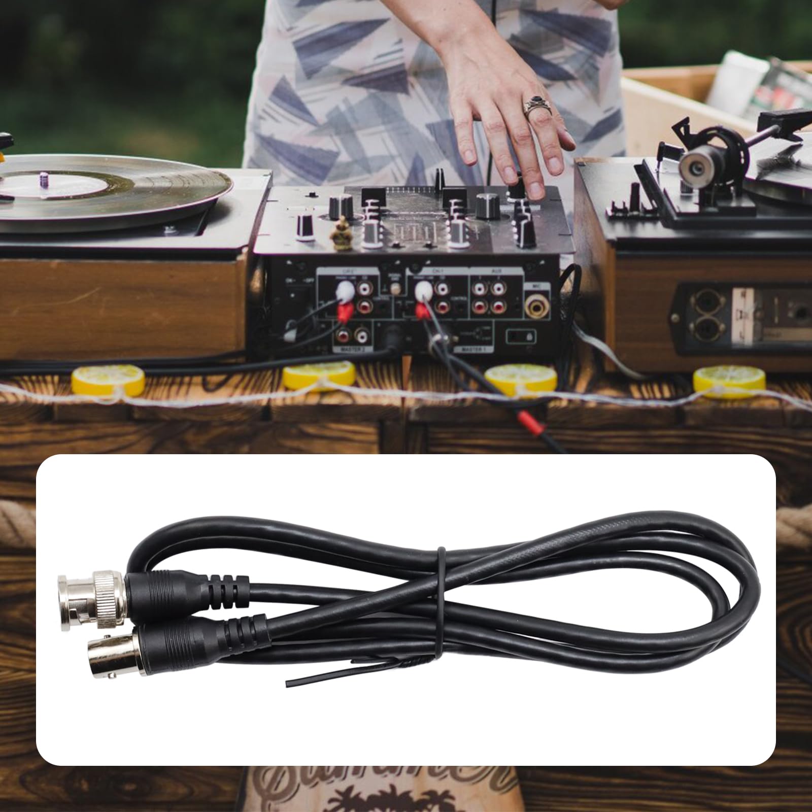 Antrader 3 Packs 3Ft Long Bnc Male To Bnc Female Plug Adapter Cctv Extension Coaxial Line Cable