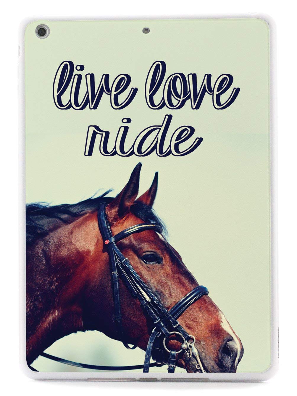 Inspired Cases - Compatible With Ipad Mini Case - 3D Textured Protective Tablet Case For Apple Ipad Mini - Live Love Ride - Eque