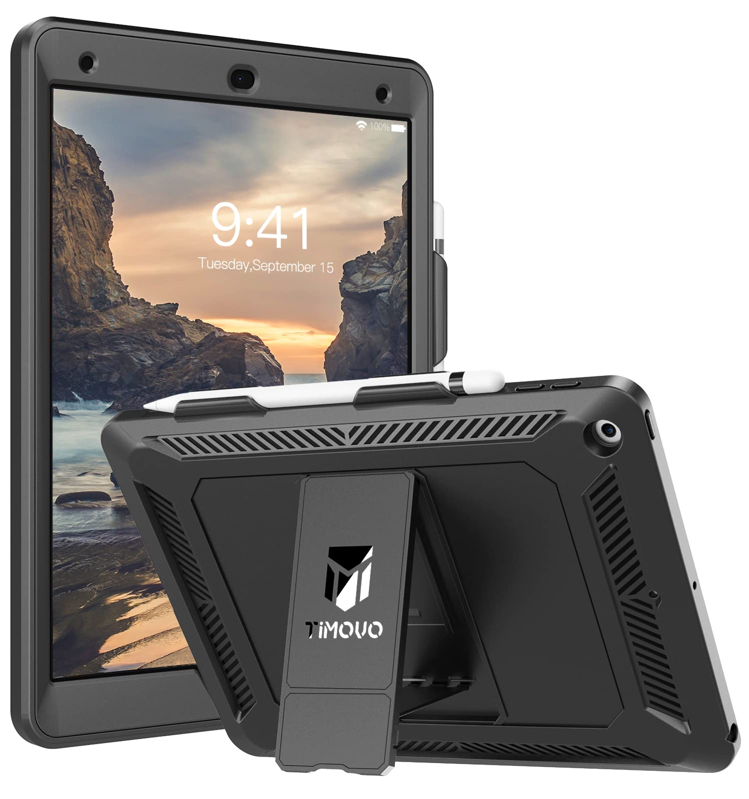 TiMOVO for iPad 10.2 Case iPad 9th Generation 2021/iPad 8th Generation 2020/iPad 7th Generation 2019 Case,Heavy Duty Shockproof 