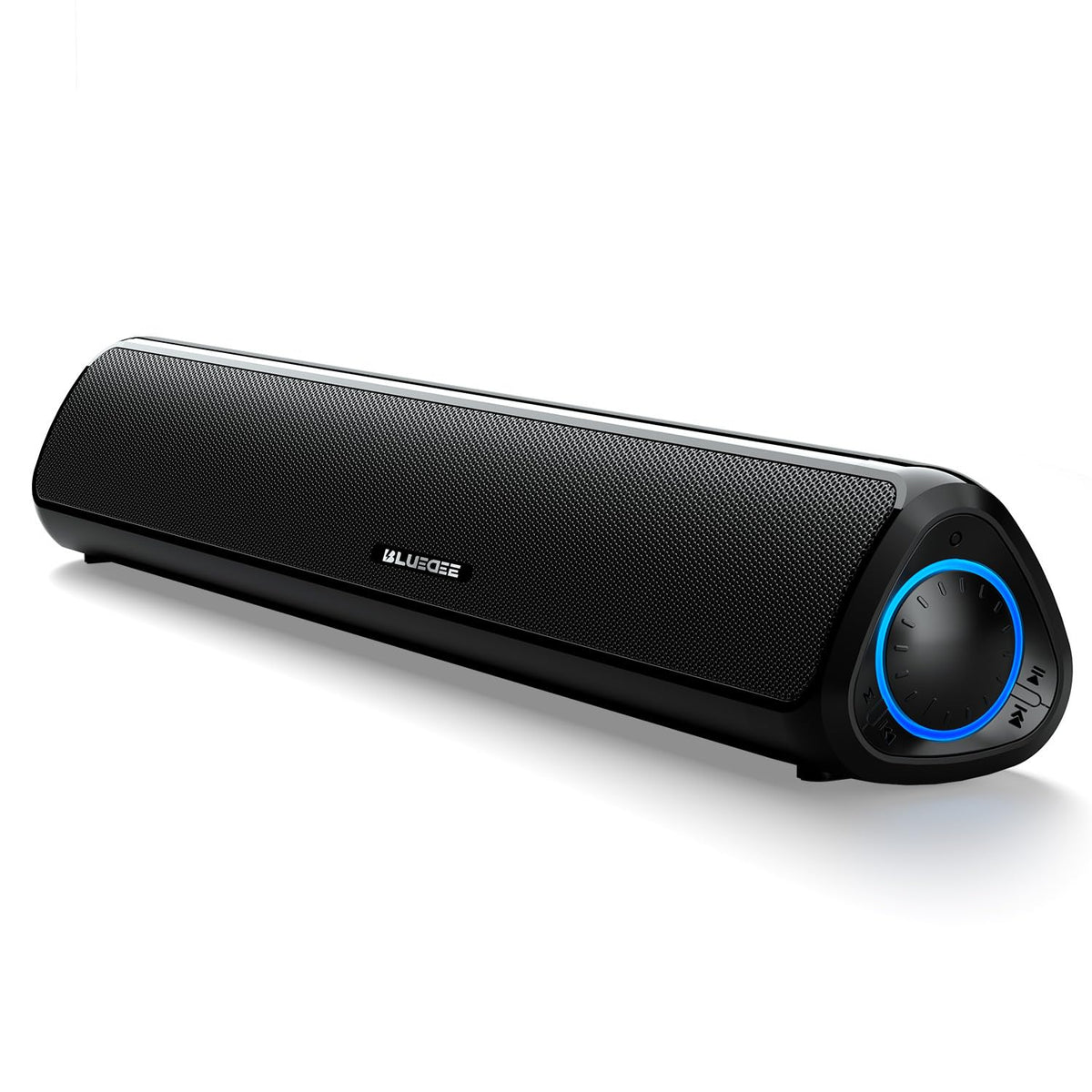 Computer Speakers For Desktop Pc, Hifi Stereo Poratble Bluetooth Speaker, Computer Soundbar, 3.5Mm Aux-In Computer Sound Bar Wit
