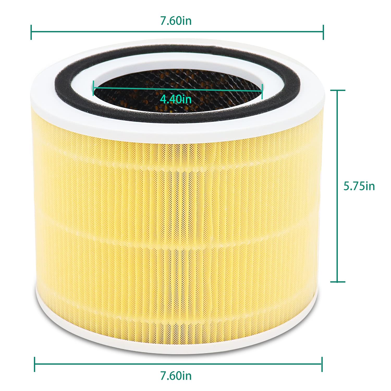 Laukowind For Levoit Core 300 Replacement Filter Compatible With Core 300S Core 300 Rf Filters 3 In 1 True Filter High   Efficie