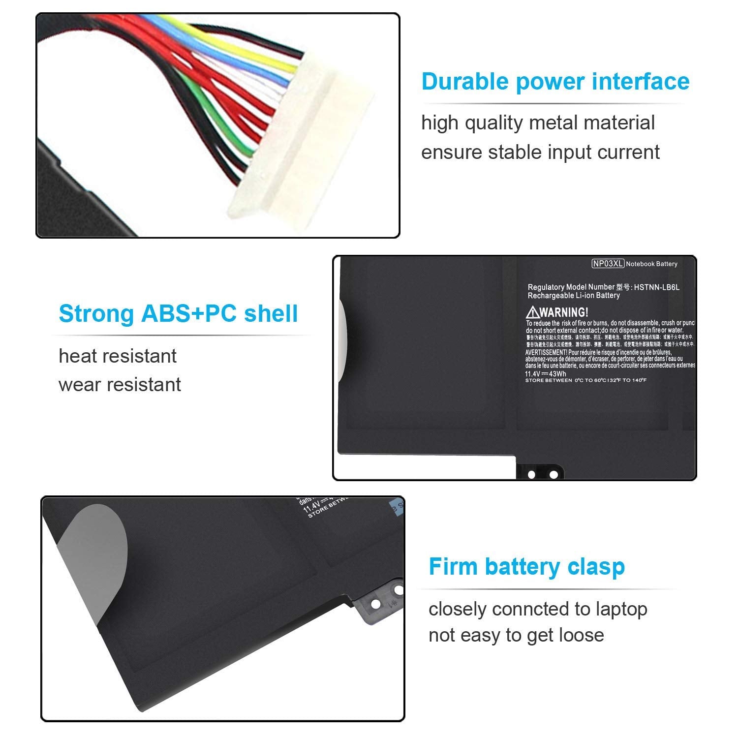 Np03Xl 761230 005 Battery For Hp Envy X360 15 U010Dx 15 U011Dx 15 U110Dx 15 U111Dx 15 U473Cl 15 U483Cl 15 U363Cl Pavilion X360 1