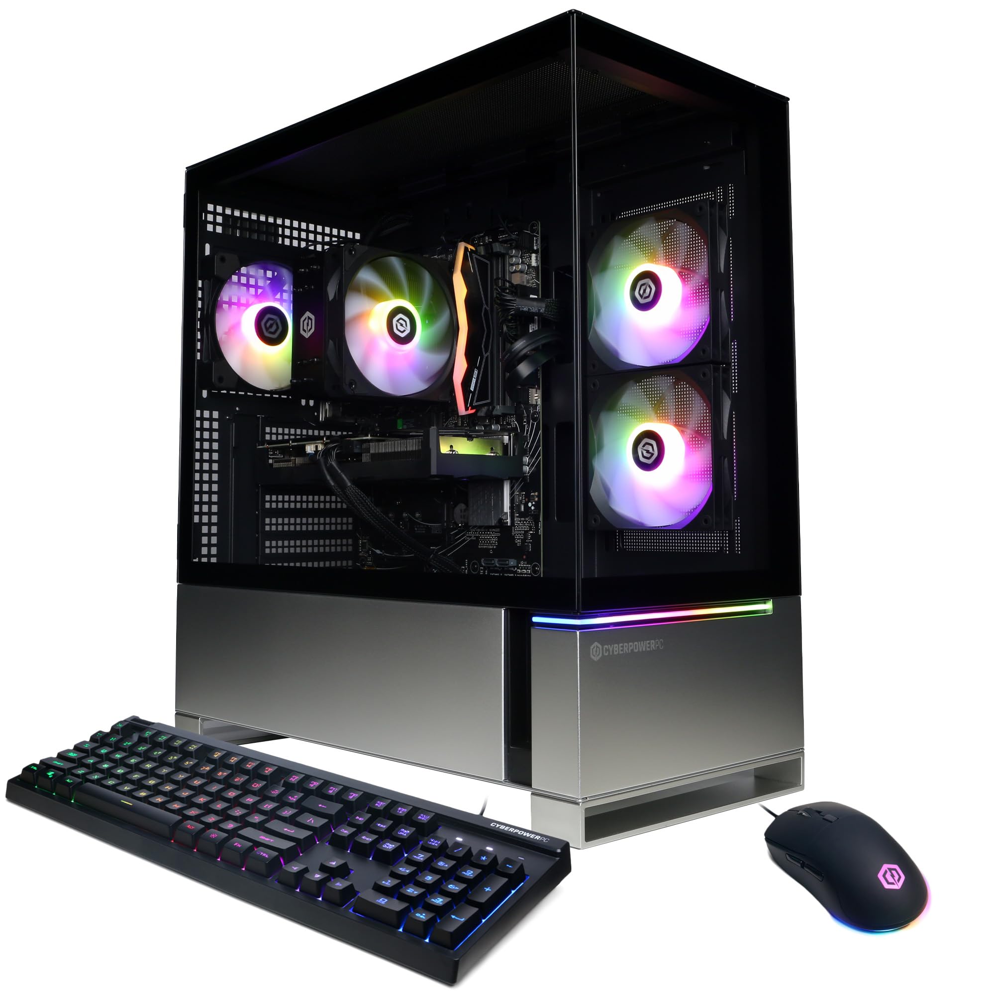 CyberPowerPC Gamer Master Gaming PC, AMD Ryzen 5 8400F 4.2GHz, GeForce RTX 5050 8GB, 16GB DDR5, 1TB PCIe 4.0 SSD, WiFi Ready & W