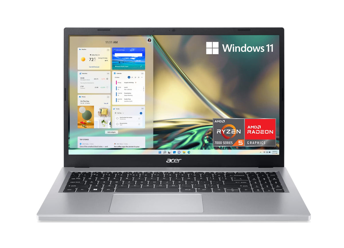 Acer Aspire 3 A315 24P R2Sc Slim Laptop | 15.6'' Full Hd Ips Display | Amd Ryzen 5 7520U Quad Core Processor | Amd Radeon Graphi