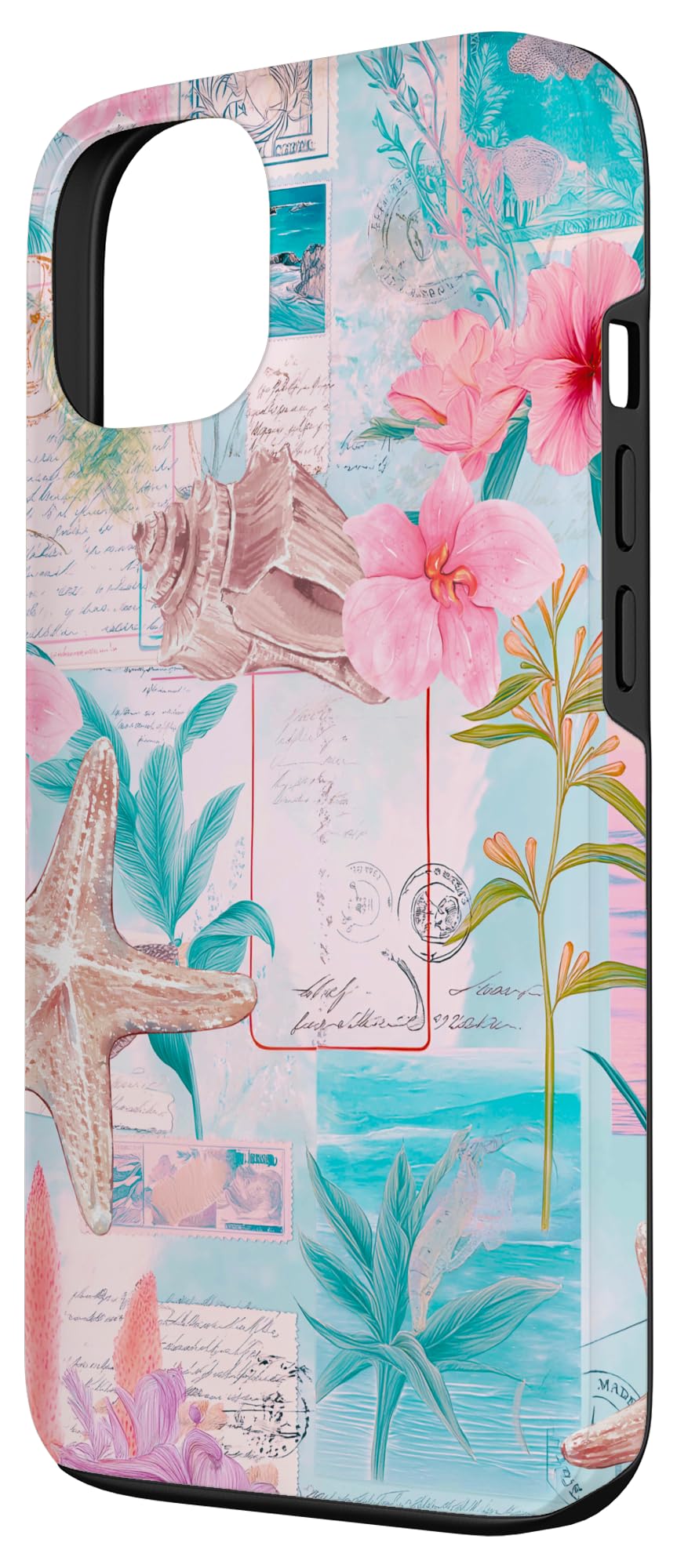 Beachy Blue Coquette Coastal Collage Aesthetic Summer Preppy Case For Iphone 13