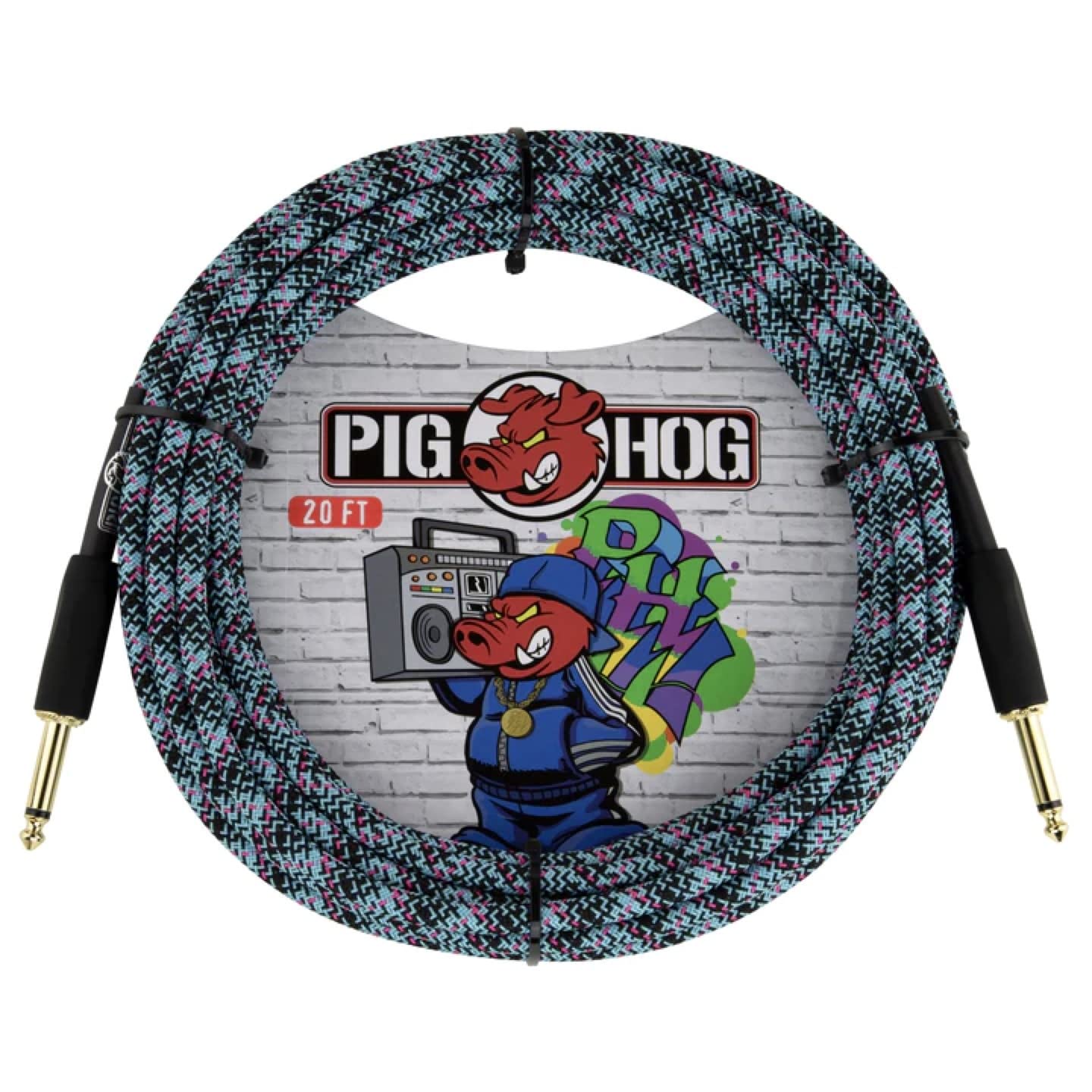 PIGHOG BLUE GRAFFITI CBL 20FT STRAIGHT