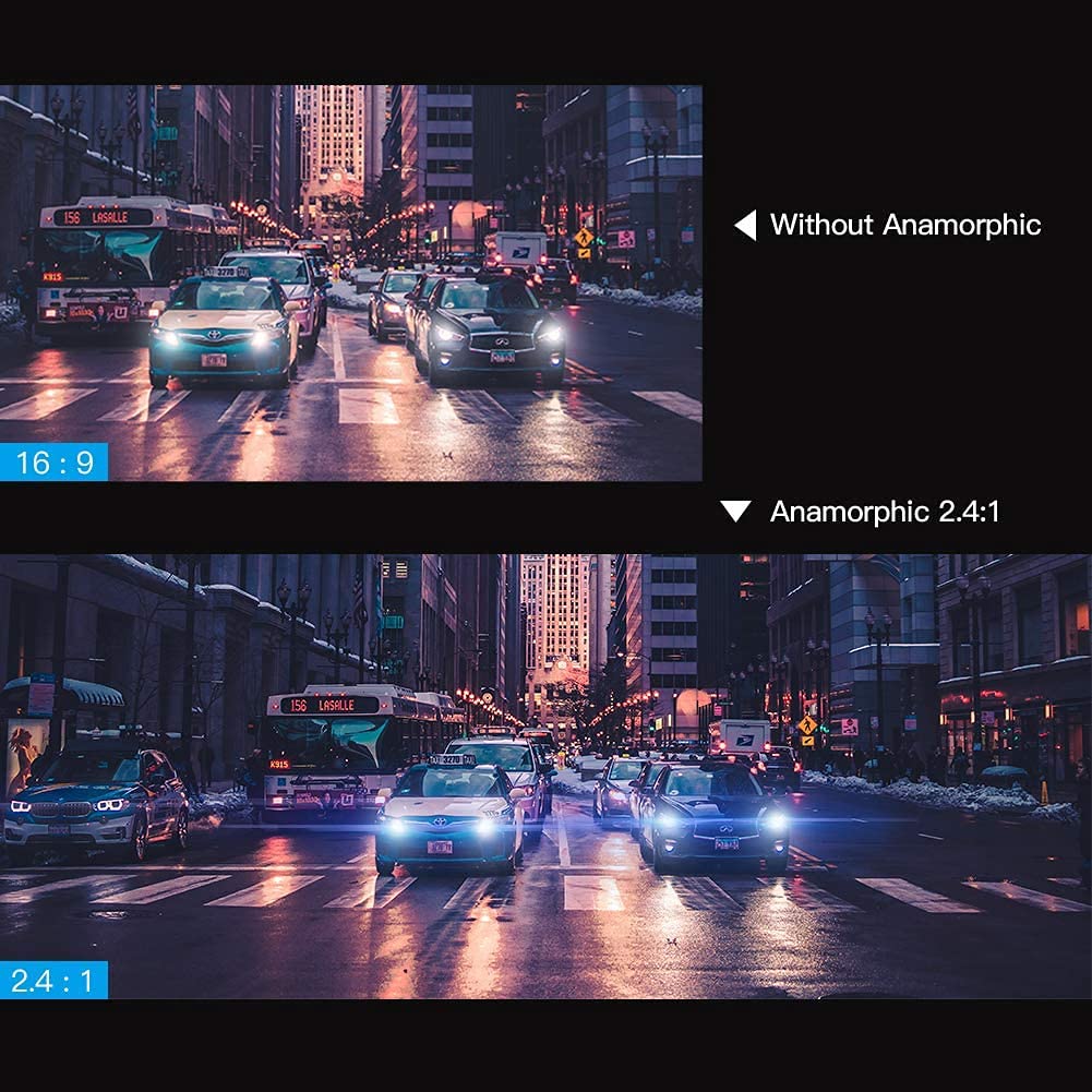 Sirui 50Mm F1.8 1.33X S35 Anamorphic Lens For Rf Mount, Blue Flare