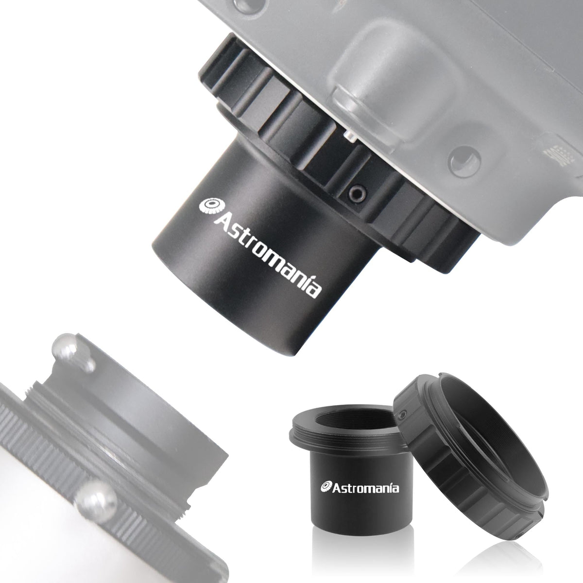 Astromania T-Ring And M42 To 1.25'' Telescope Adapter (T-Mount) For Minolta Camera