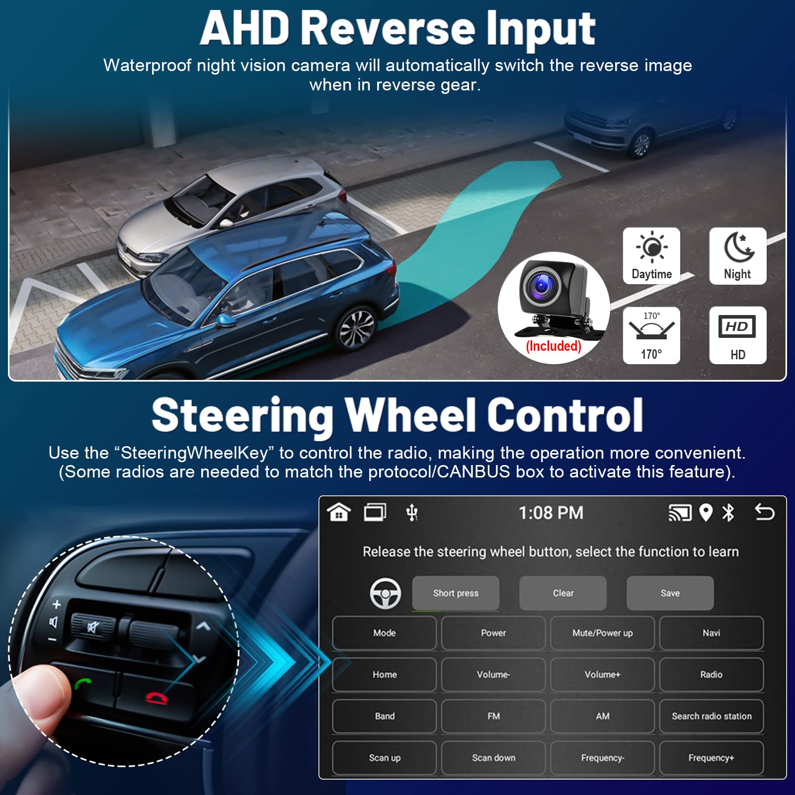 Roinvou [2G+64G] Car Radio For Toyota Corolla Ex 2005 2012 With Wireless Carplay/Android Auto, 9 Inch Android 13 Ips Touch Scree