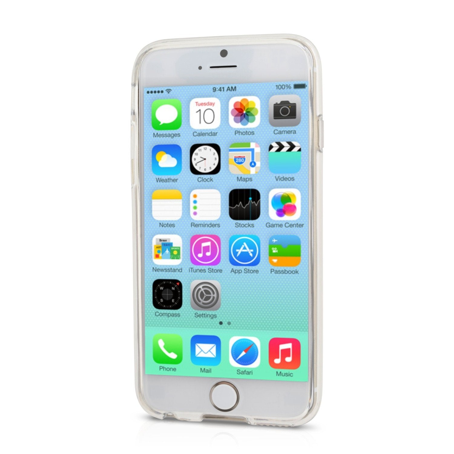 V7 Pa20C-Clr-47-14N Slim Clear Case For Iphone 6