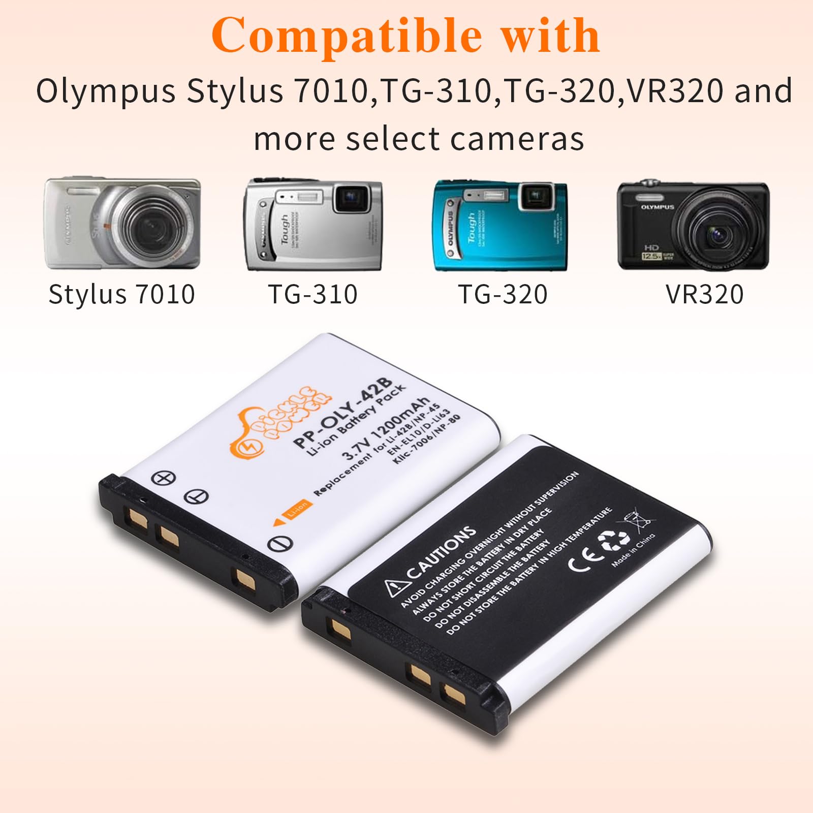 Li 40B Li 42B Np 45 Np 45A Np 45S En El10 D Li63 Li108 Np 80 Klic 7006 Battery And Charger For Nikon Coolpix S4000 S210 S220 S23