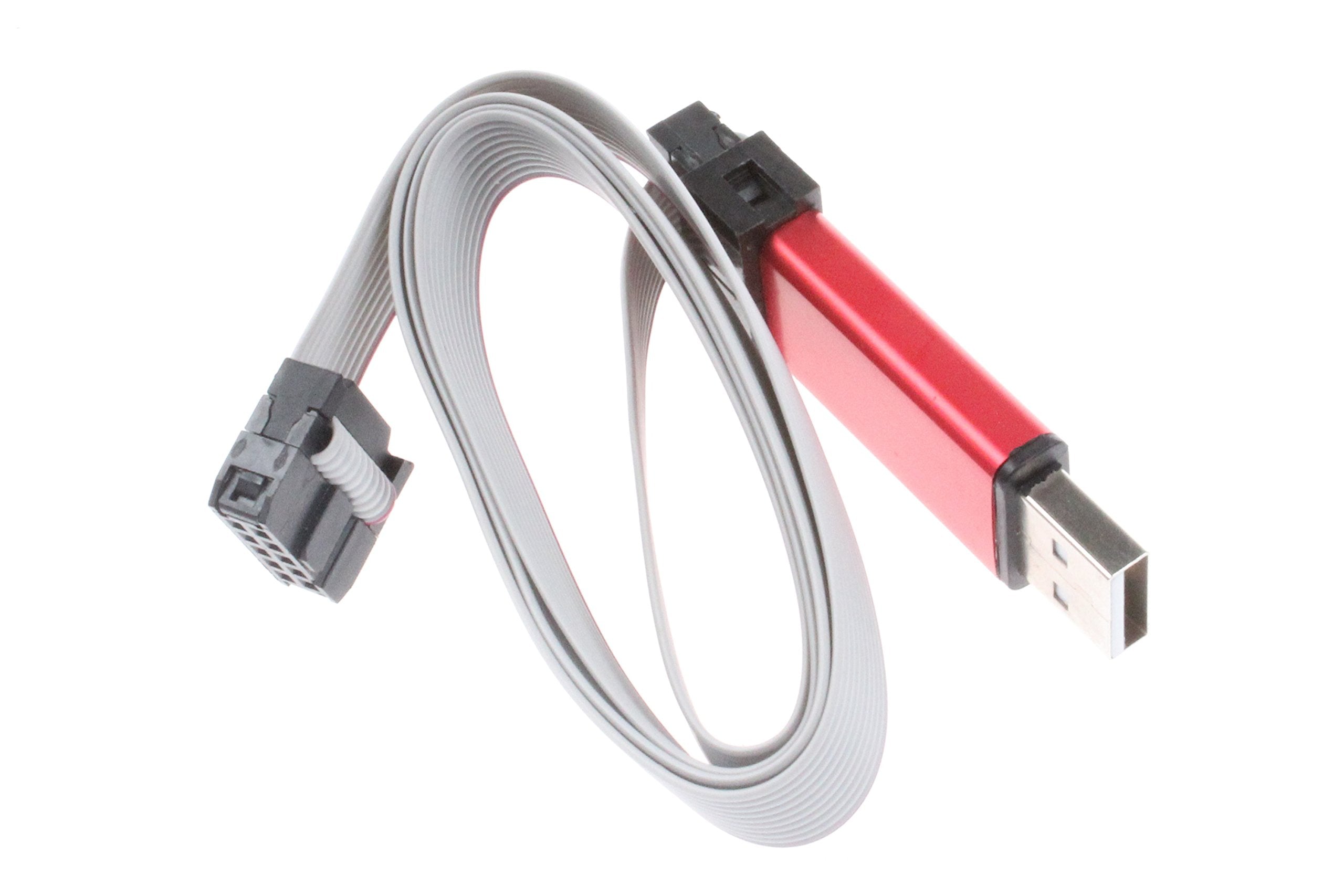 Noyito Usb Asp Isp Avr Programmer Downloader For Atmel Proccessors Drive-Free Over-Current Protection Red & Blue Bi-Color Indica