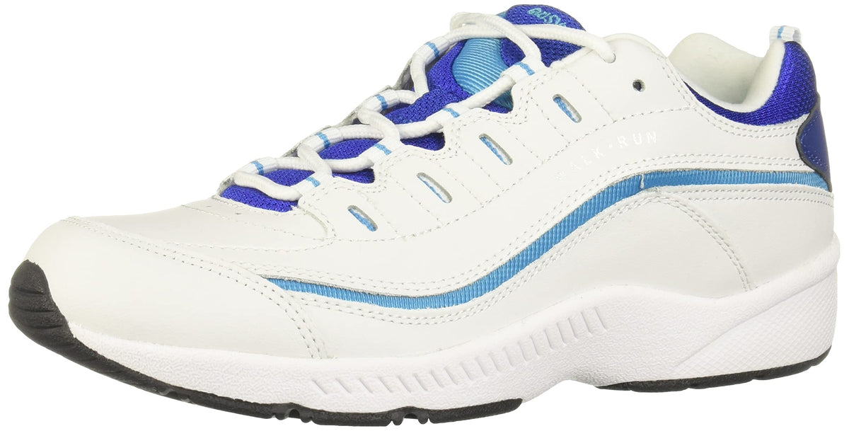 Easy Spirit Womens Romy Sneaker, Whitered, 6 Us