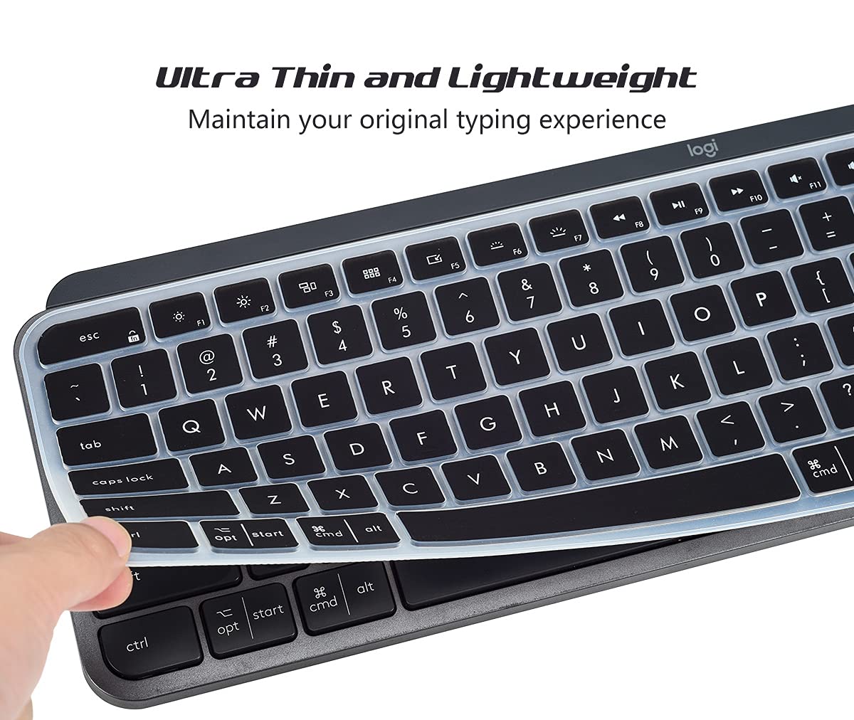 Silicone Keyboard Cover Skin For Logitech Mx Keys/Logitech Craft Advanced Wireless Keyboard, Logitech Mx Keys Accessories, Ultra