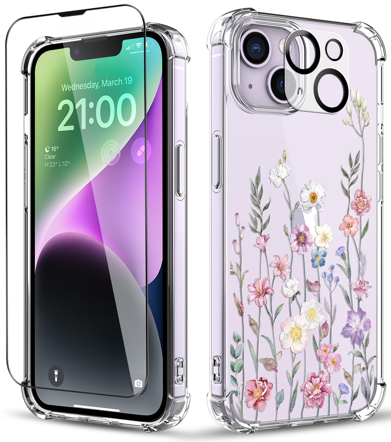 Yoyori Compatible With Iphone Case (Clear, Iphone 14)