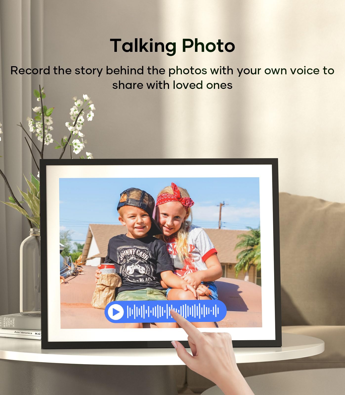 Cozyla Digital Picture Frame Large 17 Inch Digital Photo Frame Share Pictures Via Email Google Photos Web Browser App Electronic