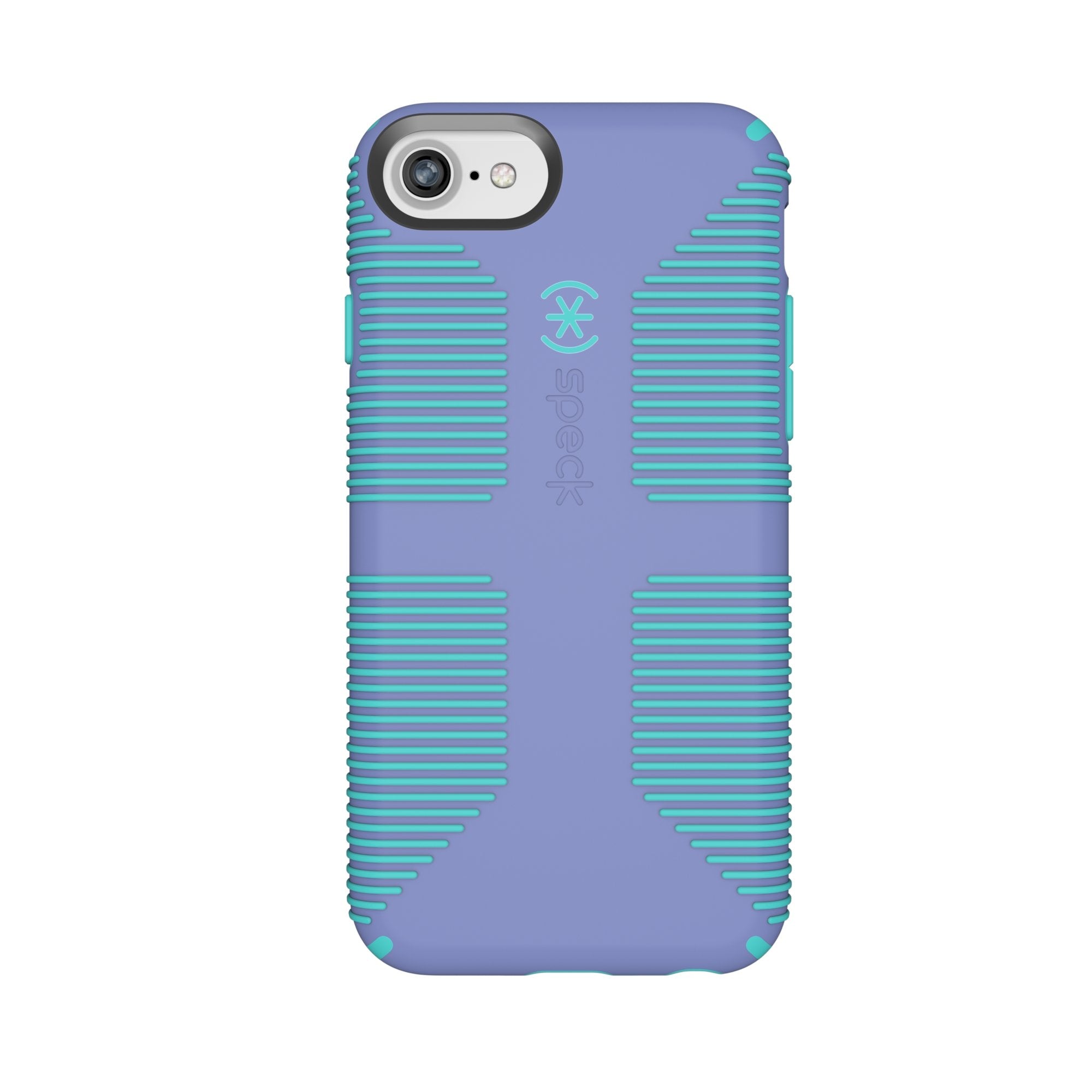 Speck Products Candyshell Grip Iphone Se (2022) Case| Iphone Se (2020)| Iphone 8| Iphone 7 - Wisteria Purple/Mykonos Blue