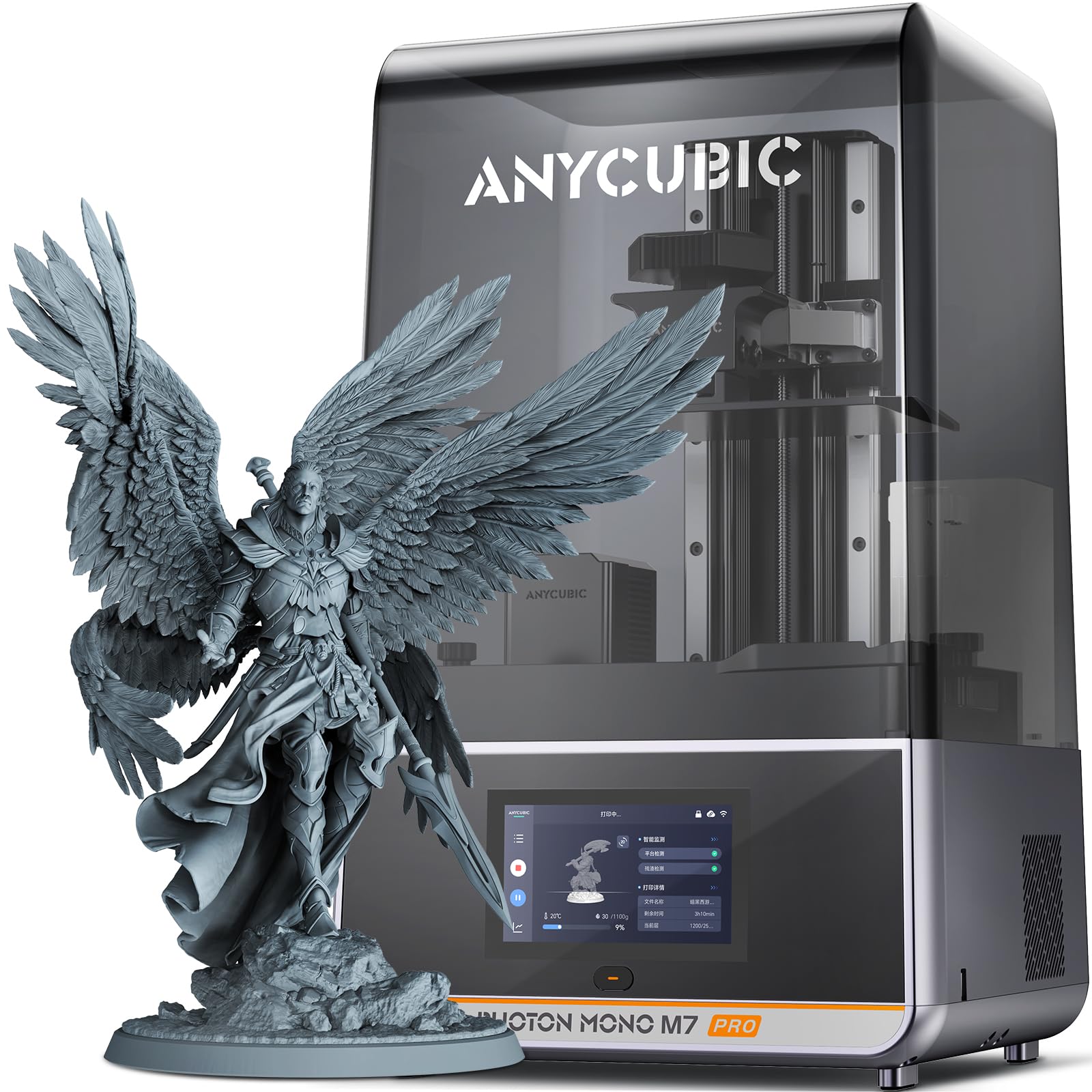Anycubic Photon Mono M7 Pro 14K Resin 3D Printer, 170Mm/H Fast Printing, 10.1'' Mono Lcd With Cob Lighturbo 3.0 Source, Dynamic