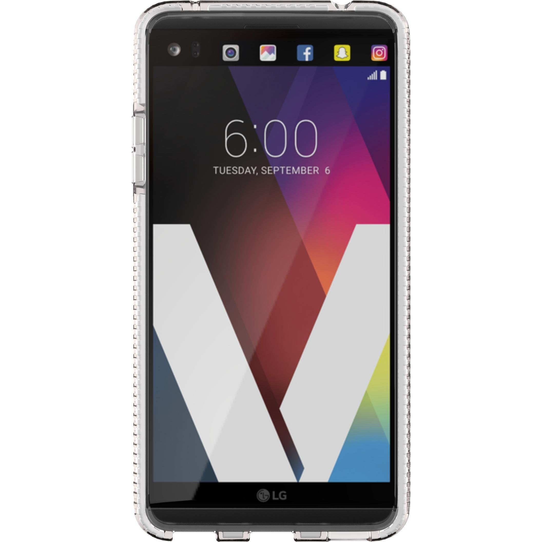 Tech21 Evo Check Case For Lg V20 - Clear/White