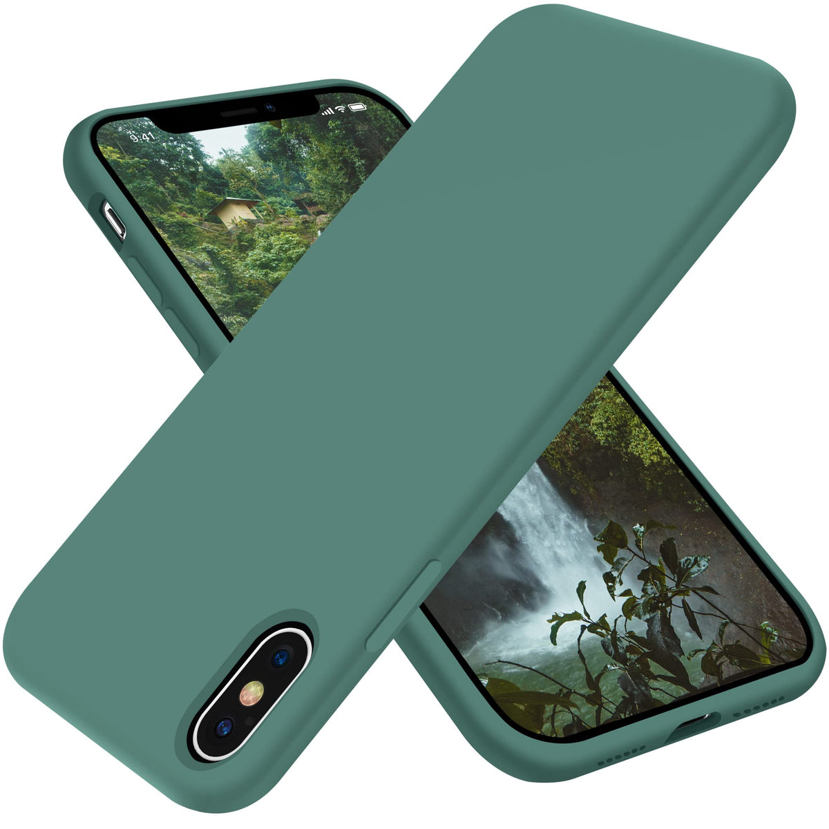 Otofly Compatible With Iphone X Case,Ultra Slim Fit Iphone Xs Case Liquid Silicone Iphone 10 Case With Full Body Protection Anti