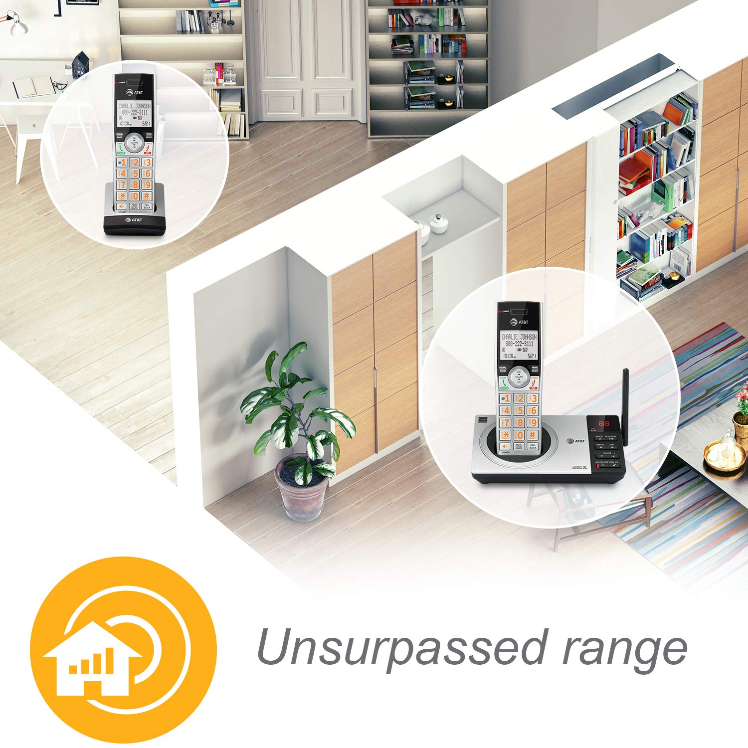 AT and T DECT 6.0 Expandable Cordless Phone with Caller ID - Thumbnail 5