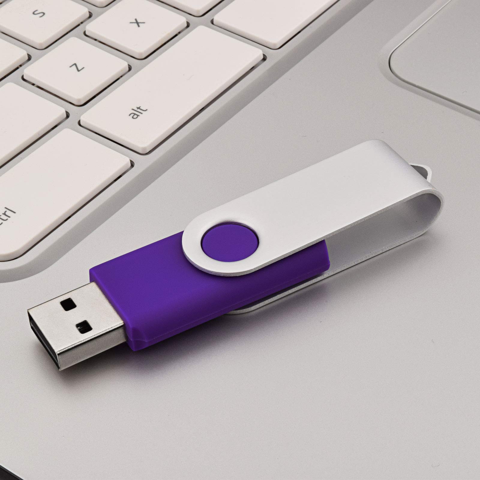 Kootion 10Pcs 4Gb Usb 2.0 Flash Drive 10 Pack Usb Flash Drive Memory Stick Thumb Drive Flash Drives Purple