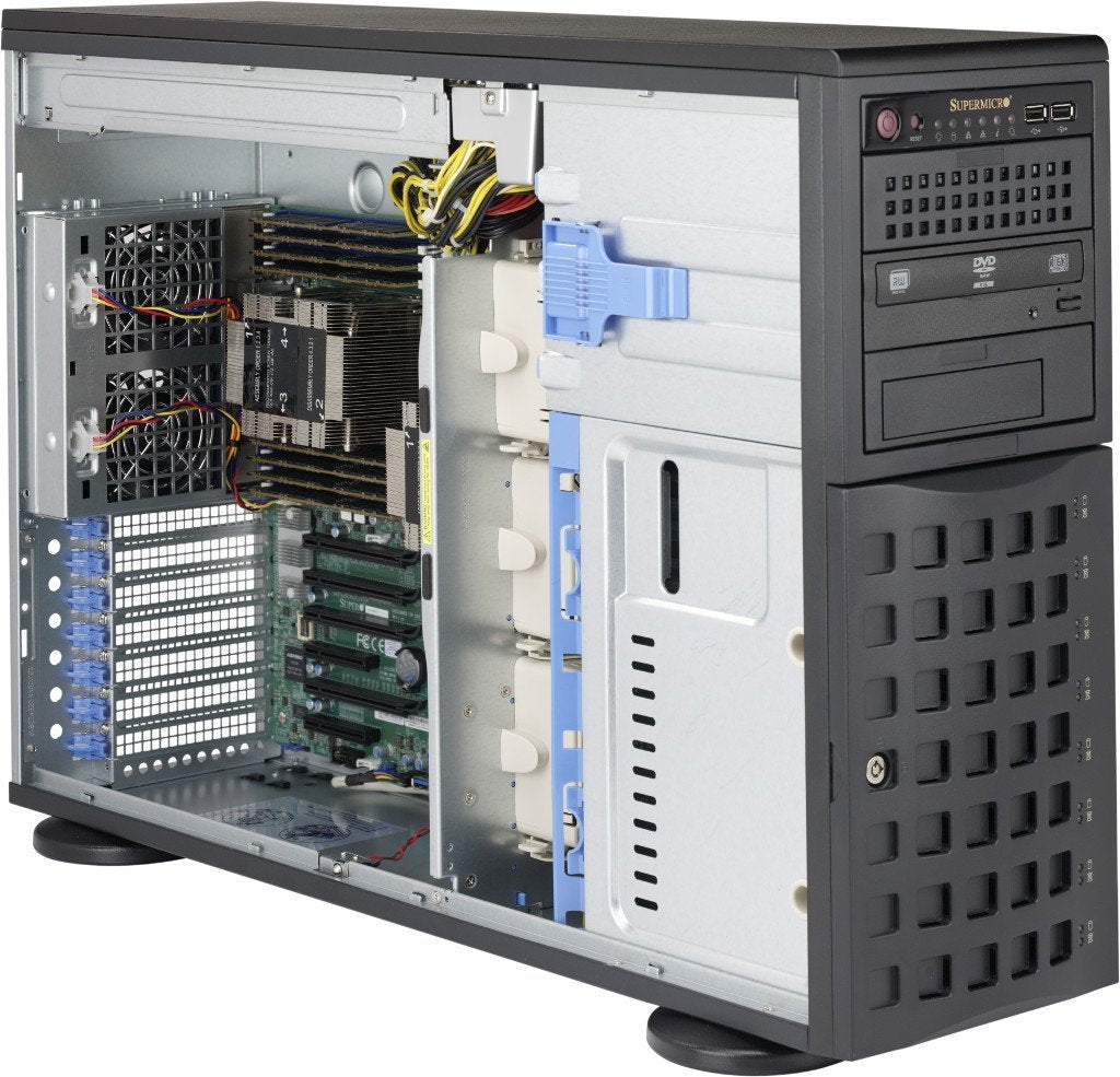 Supermicro Cse 813Mftqc R407Cb 400 W Rack Mountable Chassis, 1U, Atx, Sata/Sas   Black