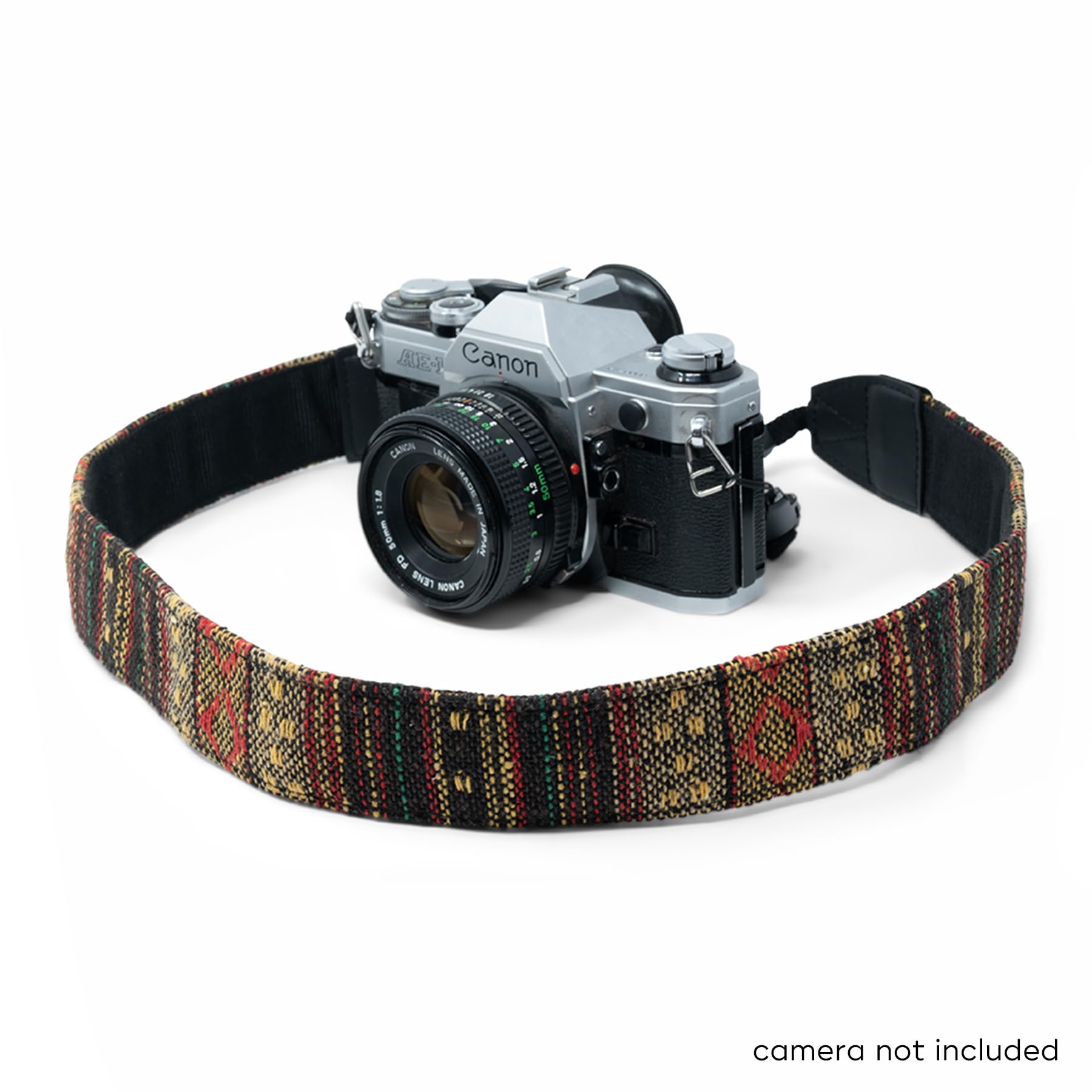 Nocs Provisions Woven Tapestry Strap, Binocular & Camera Reinforced Adjustable Fit Universal Wide Shoulder & Neck Strap For Men