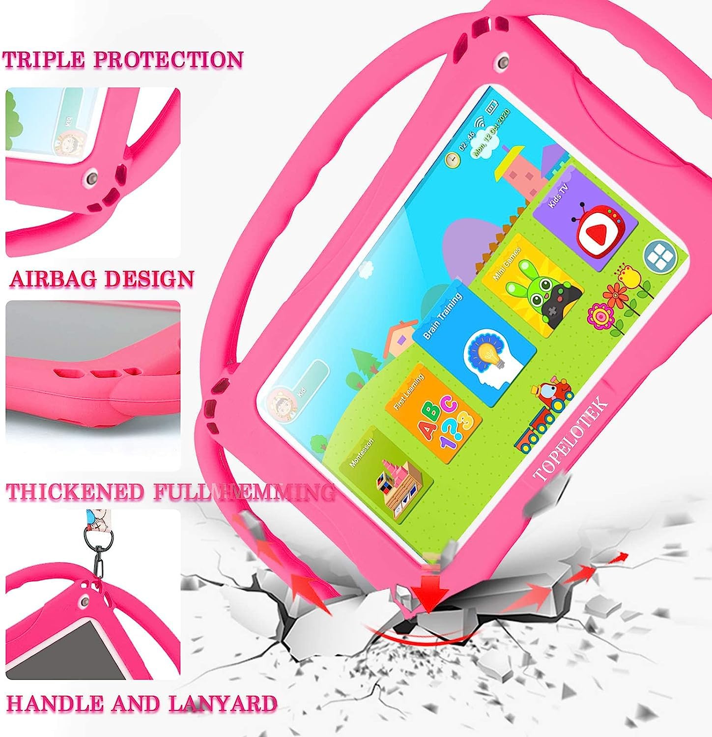 Kids Tablet 7 Inch Toddler Tablet For Kids Wifi Android 32Gb Tablet For Toddlers Kids Tablets Kids Learning Educational App Pre