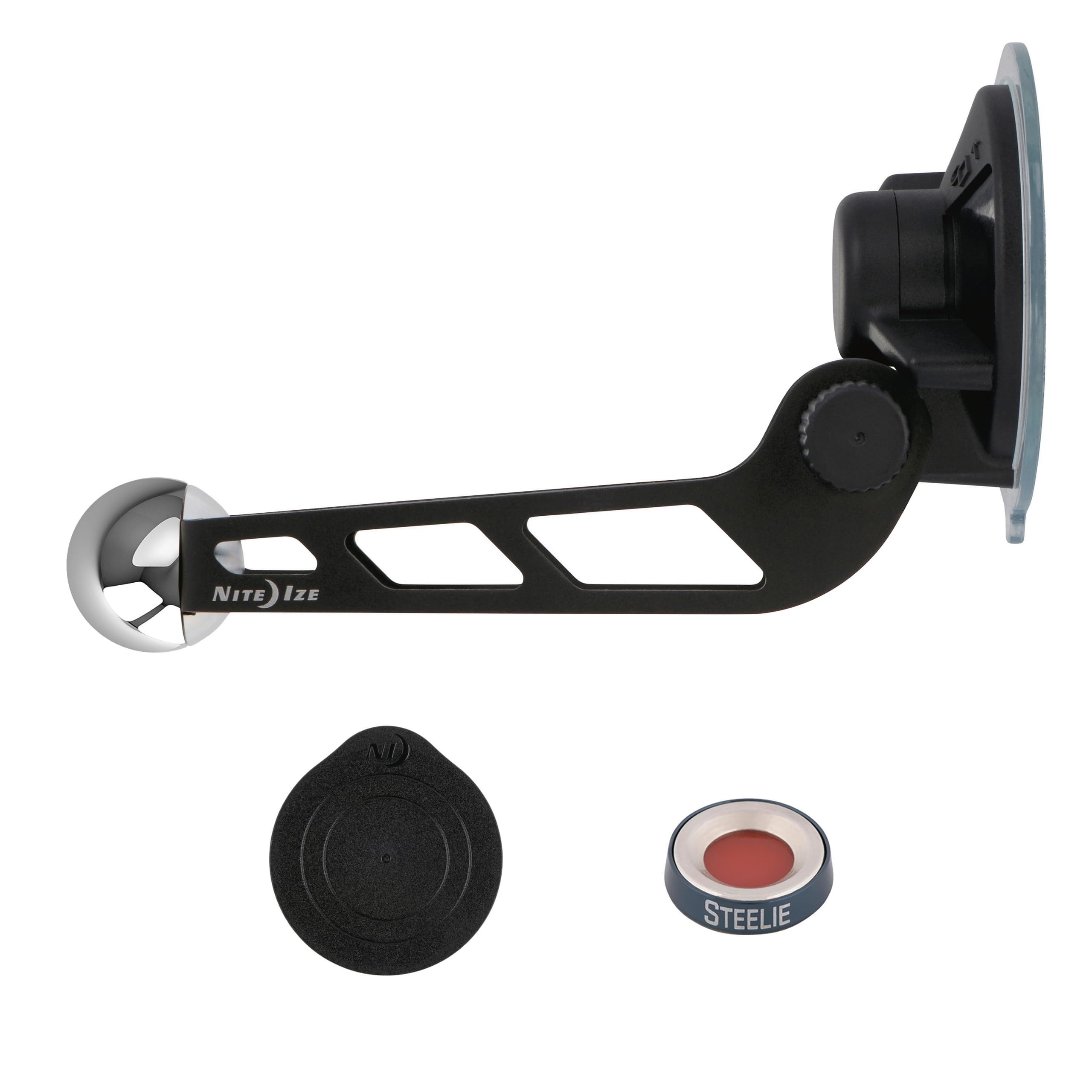Nite Ize Original Steelie Windshield Mount Kit - Magnetic Cell Phone Holder For Car Accessories - Sturdy Car Windshield Mount Fo