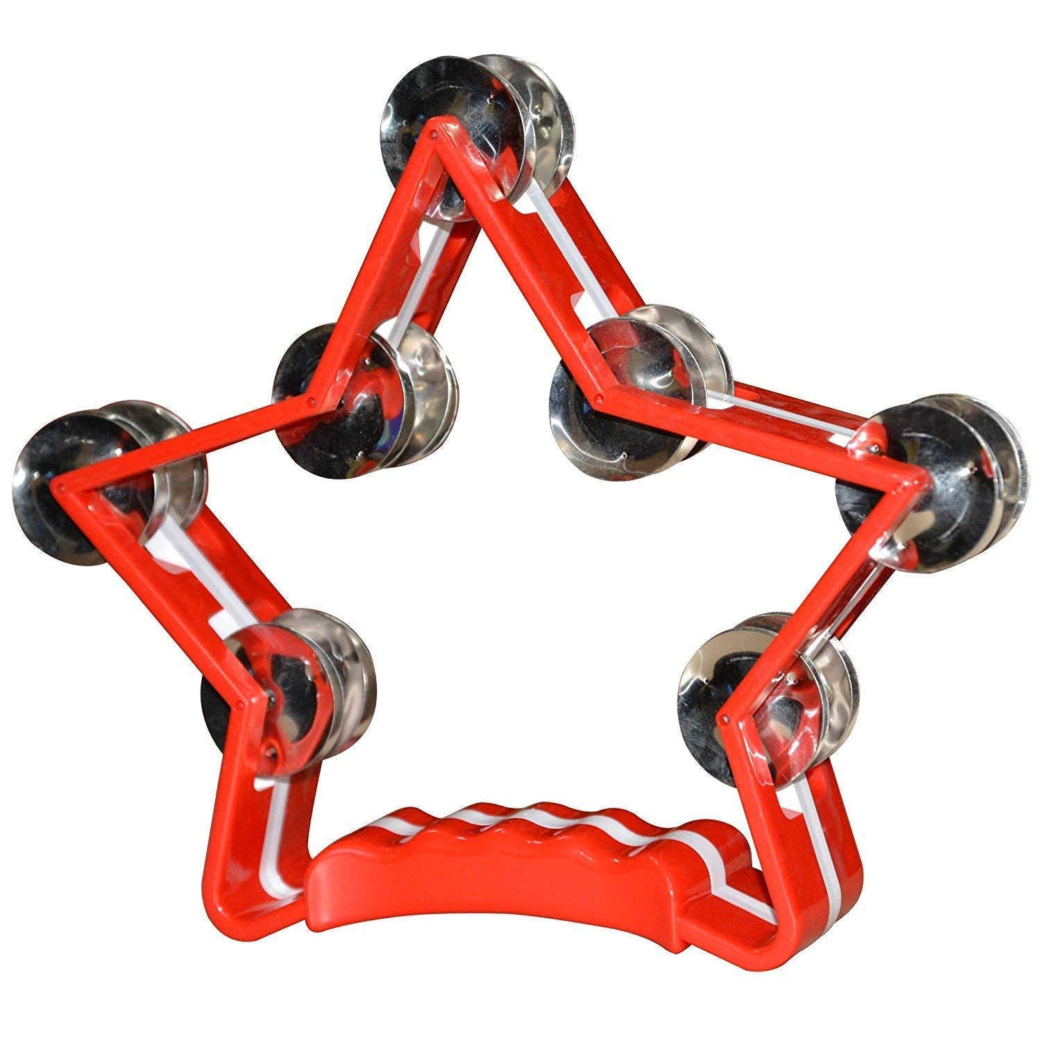 Tijarat Musical Heavy fiber Star Khanjri/Tambourine Random color (A Product Unlike Some Other Cheap Products do not Look nor Sou