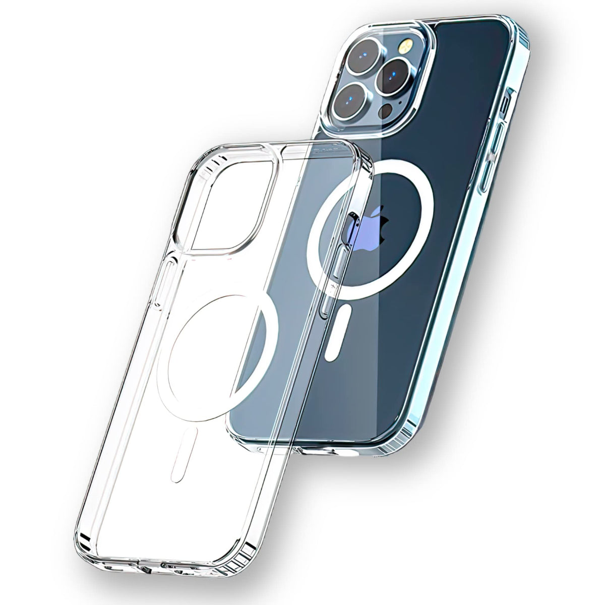 Casefreak Clear Case For Iphone 11 Pro With Magnetic Ring, Compatible With Mag Safe Accessories, Slim Fit Anti Yellowing Protect