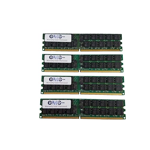 Cms 16Gb (4X4Gb) Ddr2 5300 667Mhz Ecc Registered Dimm Memory Ram Upgrade Compatible With Dell    Poweredge T300 Server Ddr2 For