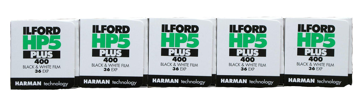 Ilford Hp5+ 35Mm, 36 Exposures, 5 Rolls