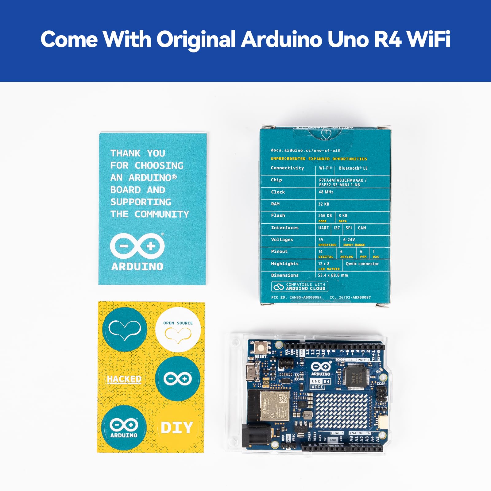 Sunfounder Elite Explorer Kit With Original Arduino Uno R4 Wifi, Rohs Compliant, Bluetooth Iot Esp32 Iic Lcd1602 Oled, Super Sta