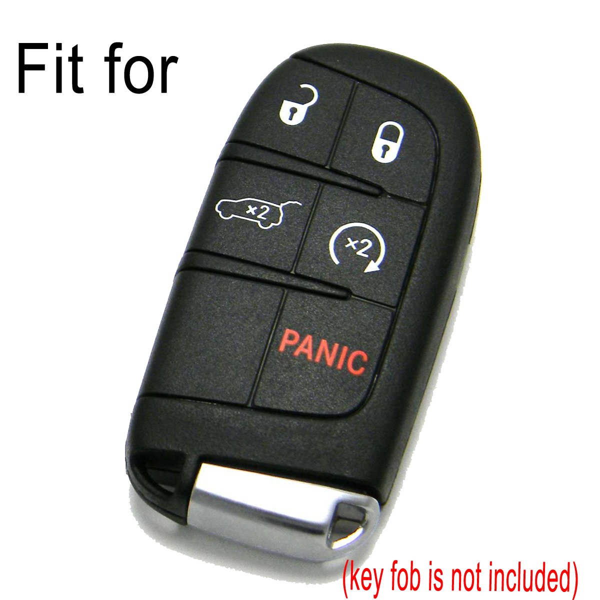 Coolbestda 2Pcs Key Fob Protector Keyless Cover Remote Case Bag For 2017 2018 2019 2020 2021 Jeep Grand Cherokee Compass Dodge C
