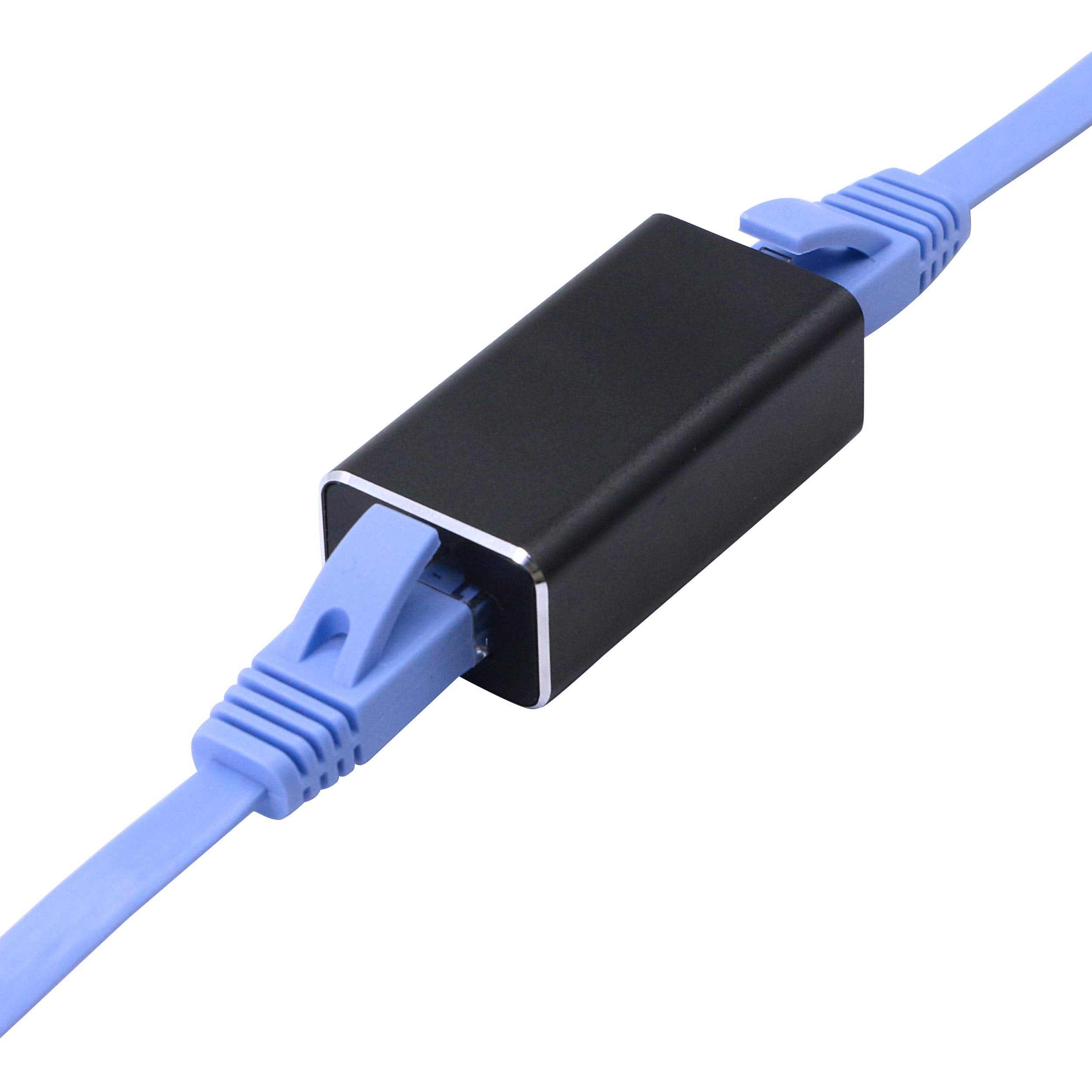 Sinloon Rj45 Lan Coupler Adapter Surge Thundering Protector Gigabit 1000Mbs Ethernet Extender Connector For Cat7 Cat6 Cat5E Fema