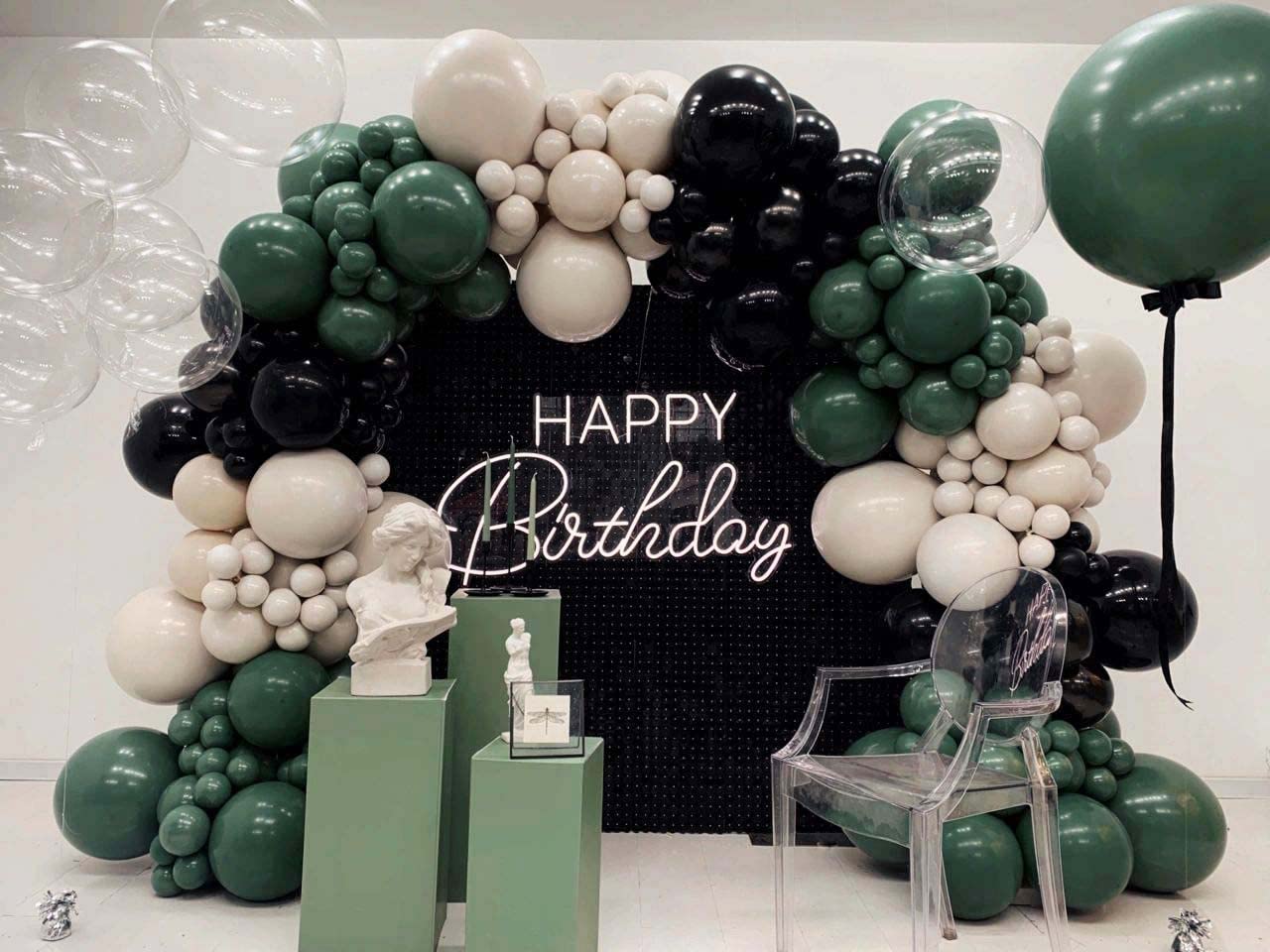 Kate Square Black Sequin Backdrop Panels For Party Decoration Glitter Sequin Panel (Pack Of 12)