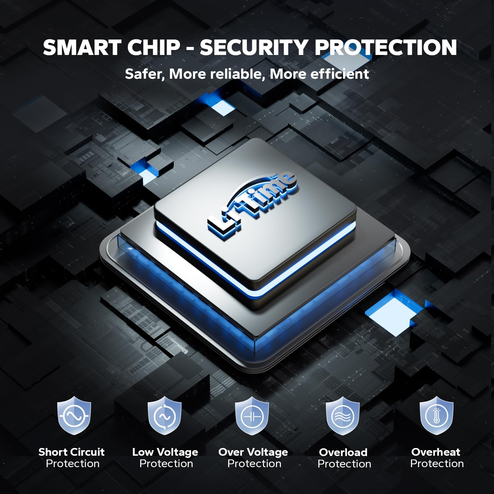 Litime 2000W Pure Sine Wave Inverter 12V Dc To 120V Ac Converter With Remote Control, Surge 4000W, Built-In 4 Ac Outlets, Usb Po