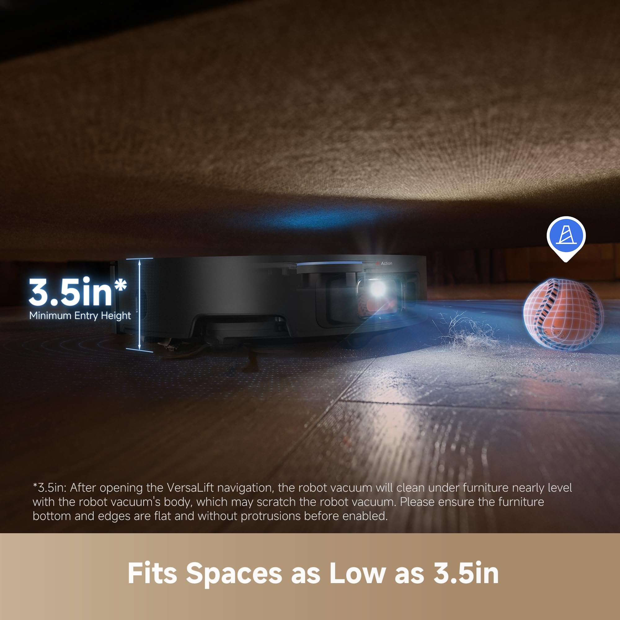 Dreame X50 Ultra Robot Vacuum And Mop With Auto Empty And Mop Self Cleaning, 20,000Pa Suction, Obstacle Avoidance And 360 Naviga