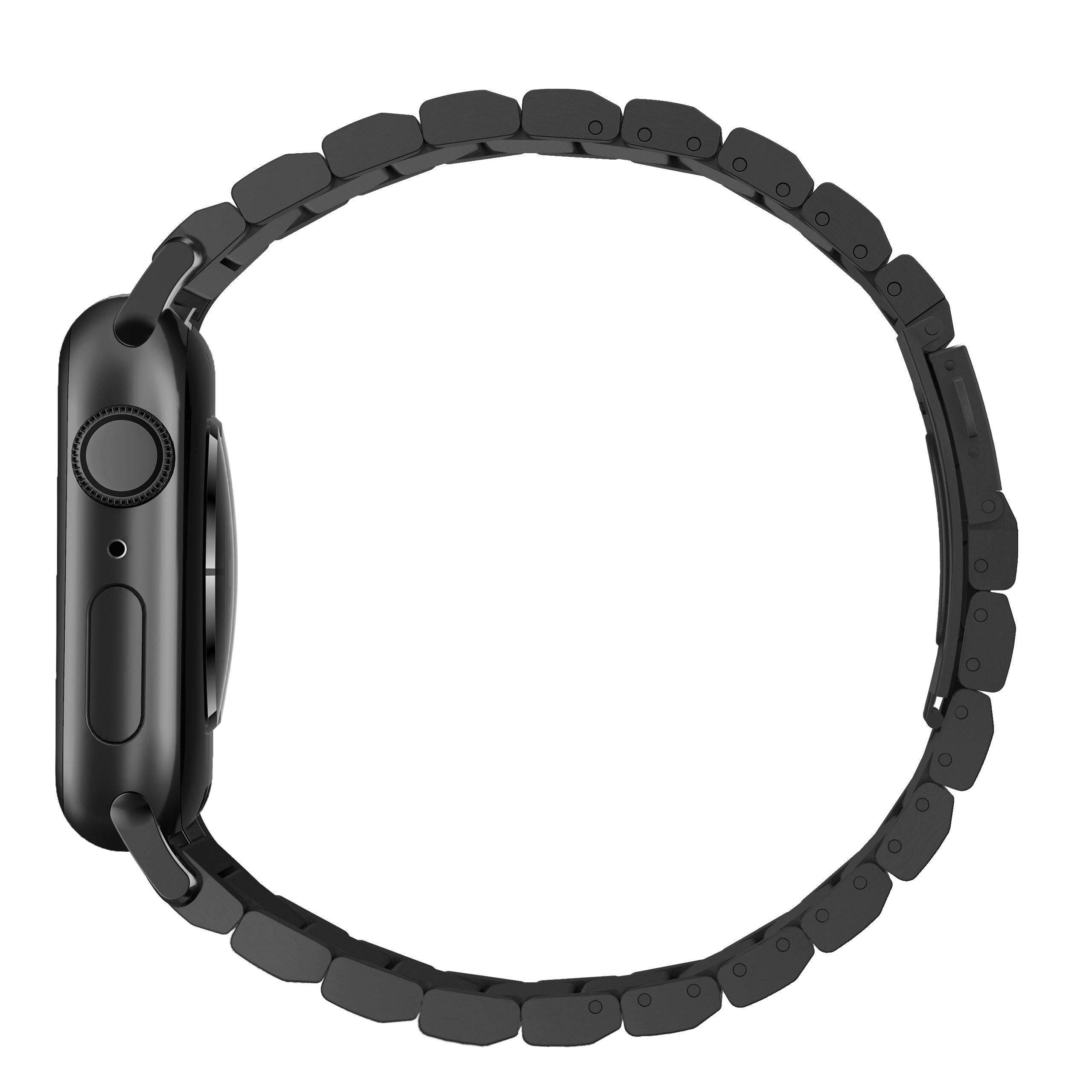 Nomad Black Steel Band For Apple Watch 44Mm/42Mm | Black Hardware