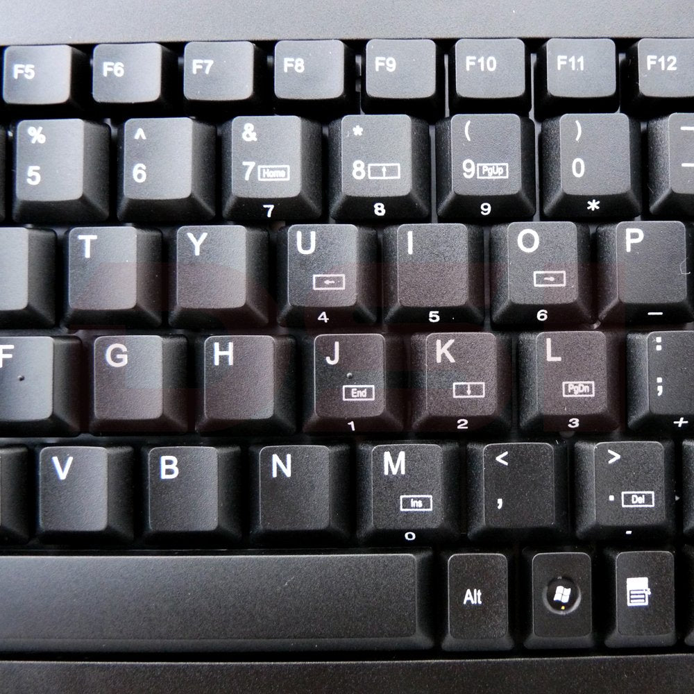 Adesso Ack 595Ub   Mini Usb Keyboard With Embedded Numeric Keypad,Black