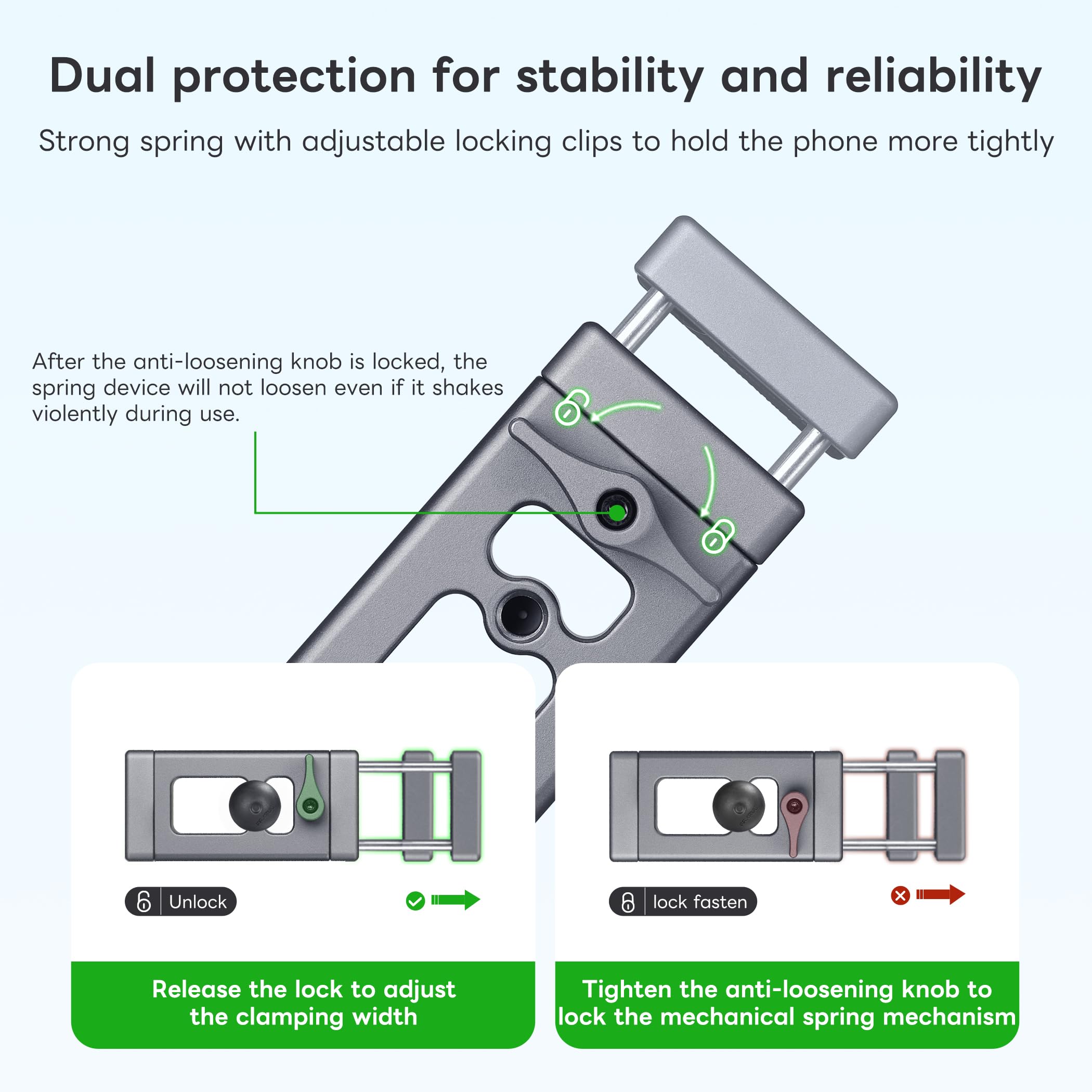Fanaue Motorcycle Cell Phone Holder With 17Mm Ball Head, Compatible With Garmin Ram Mounts And 17Mm Double Aocket Arm, Aluminum