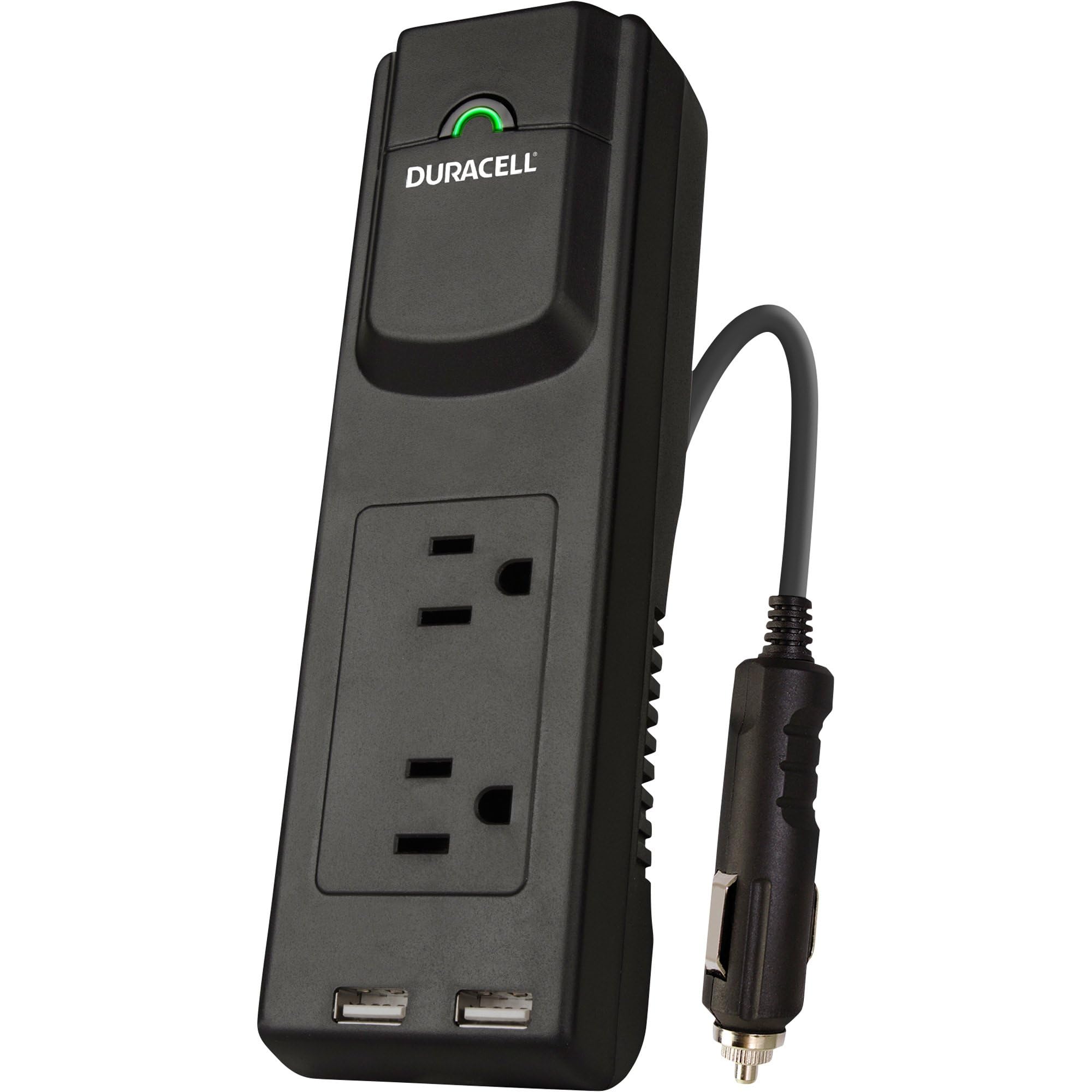 Duracell DRINVPS175 Black 175 Watt Portable Power Inverter