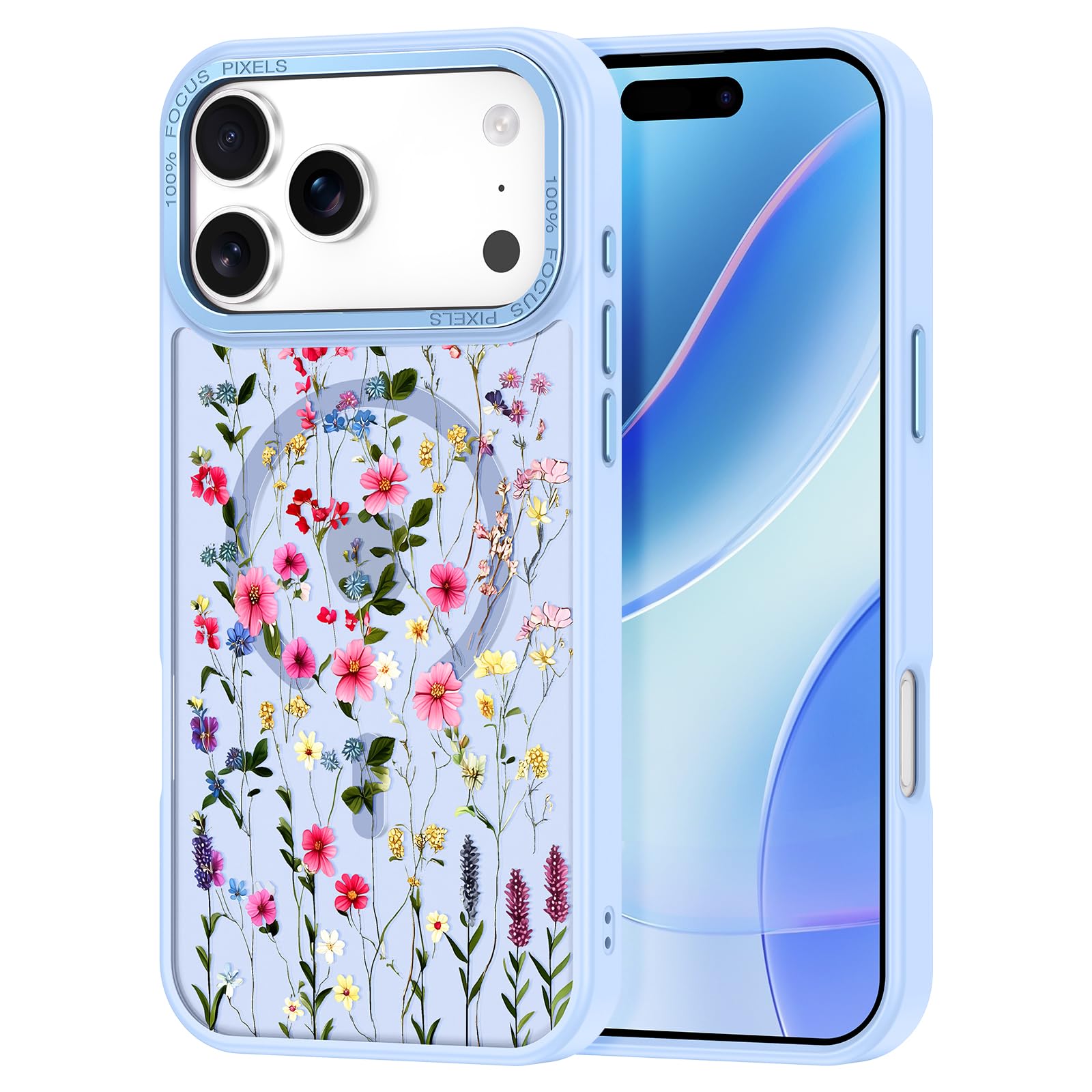 Casehas Magnetic for iPhone 17 Pro Case (2025), [Military Grade Drop Protection] [Compatible with MagSafe] Shockproof Slim Trans